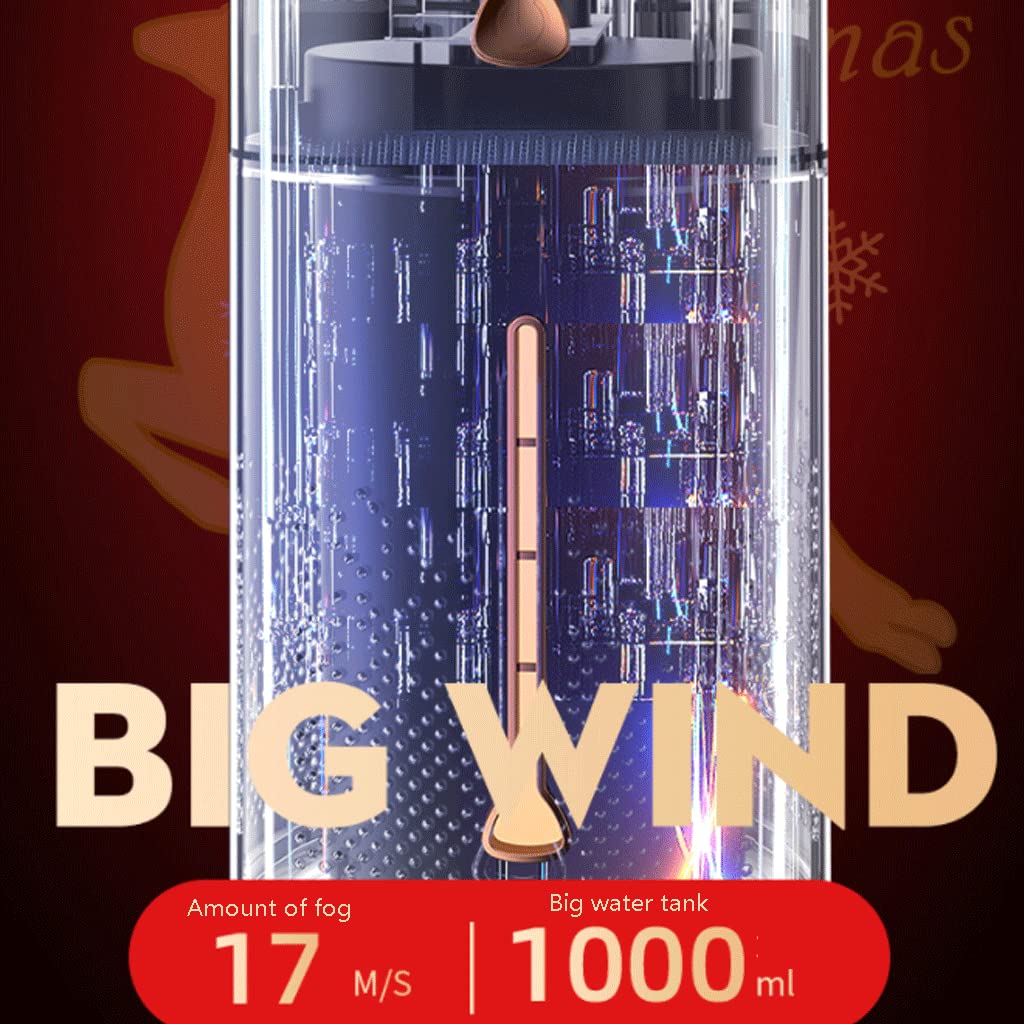 Ulepszony Super Sound-off etherische olie-diffuser, luchtbevochtiger met watertekort Stroomuitval, 7 kleuren sfeerverlichting, feestelijk cadeau Zrelaksować się