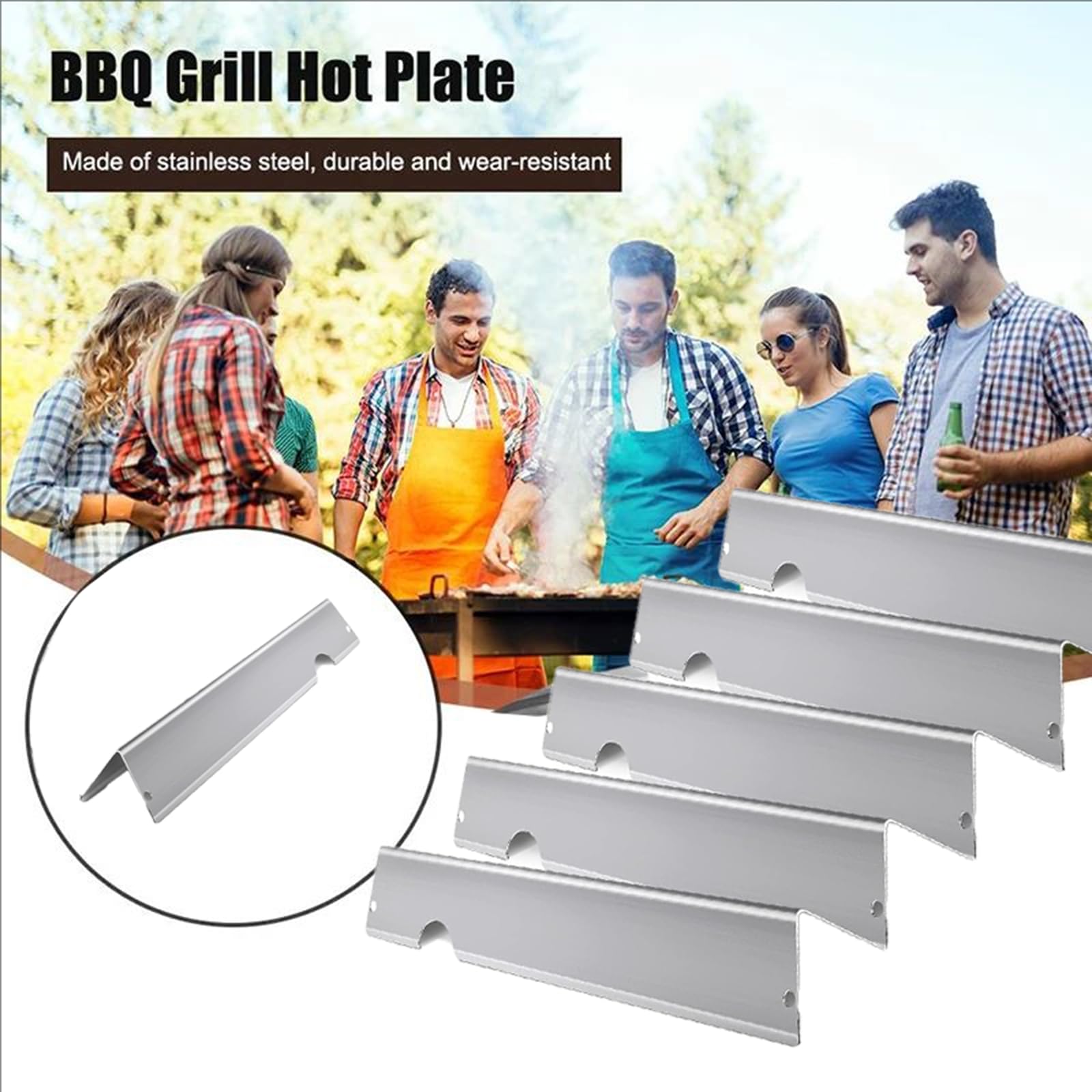 Barras De Sabor,para Weber Genesis II/LX 300 Series II e-310,II e-330,II e-335,II s-335,II LX s/e-340,II 210,LX 240,Acero Inoxidable Recambios De Tiras De Sabor