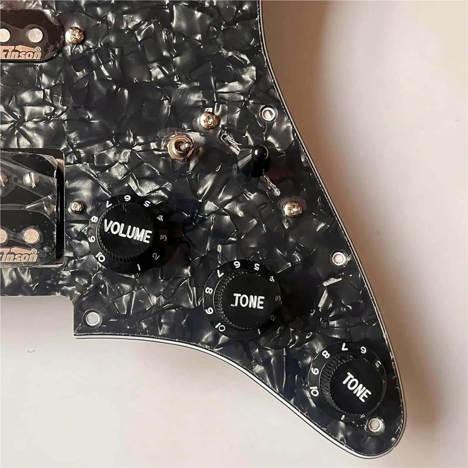 Pastilla Golpeador SSH Alnico 5 Humbucker Pickup precableado juego de golpeador de guitarra multiinterruptor Protector de pastilla de 5 vías accesorios de guitarra