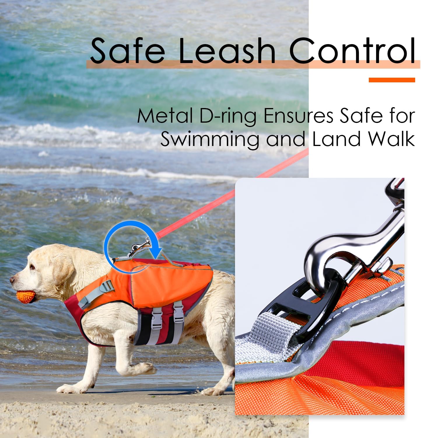 ThinkPet kutyamentő mellény különböző nézetből