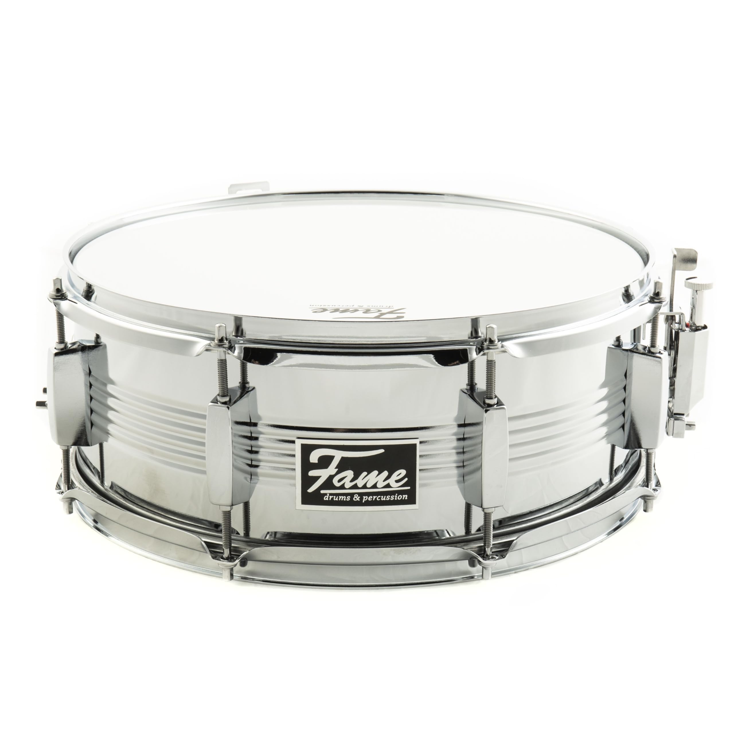 Fame FSMAR-55 Steel Marching Snare 14"x5,5" - Rullante da marcia