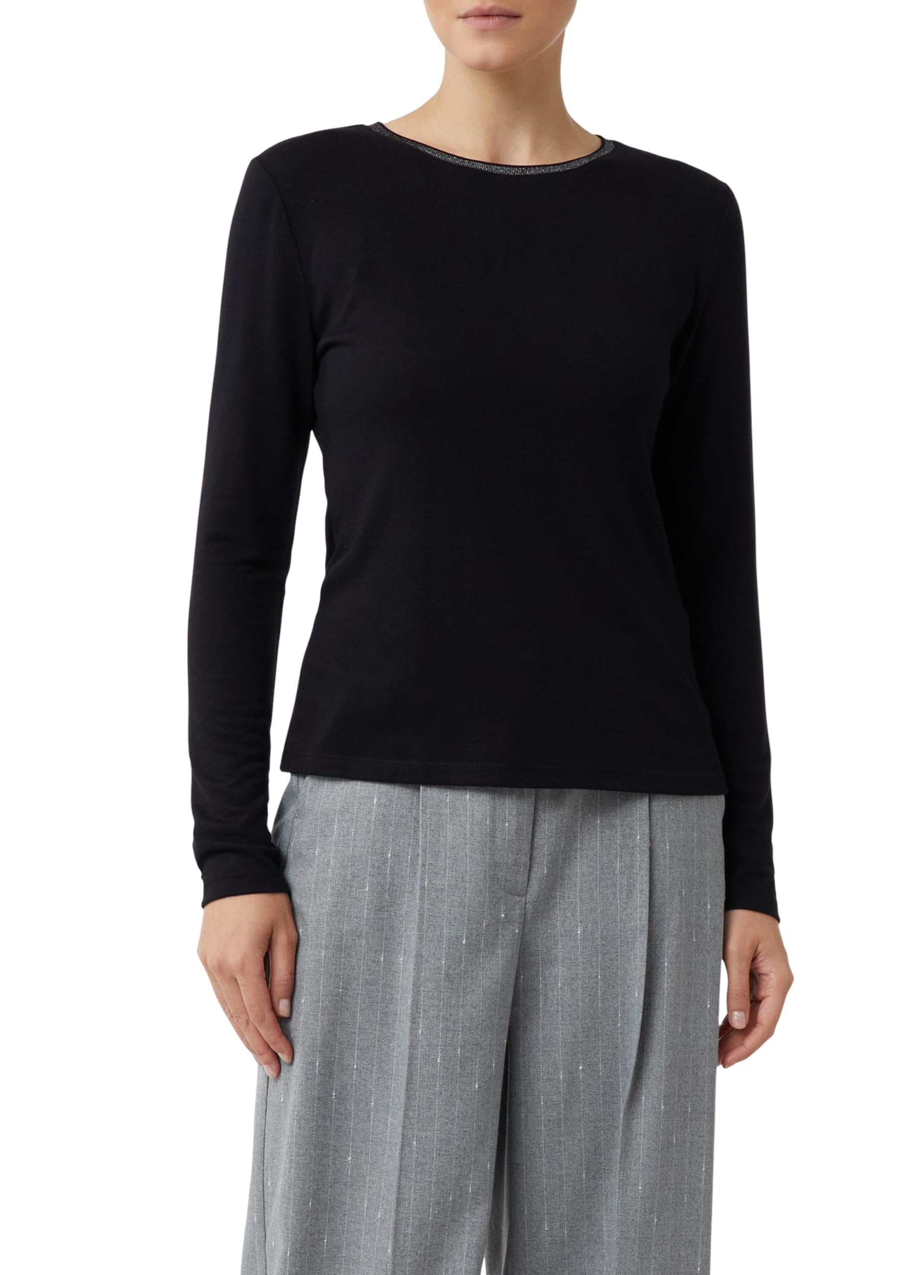 comma Women's 2175101 T-Shirt, 9999, 10
