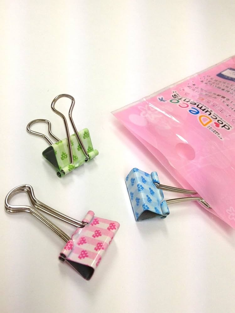 Amazon | サンケーキコム ダブルクリップ デコドキュメンツ あき