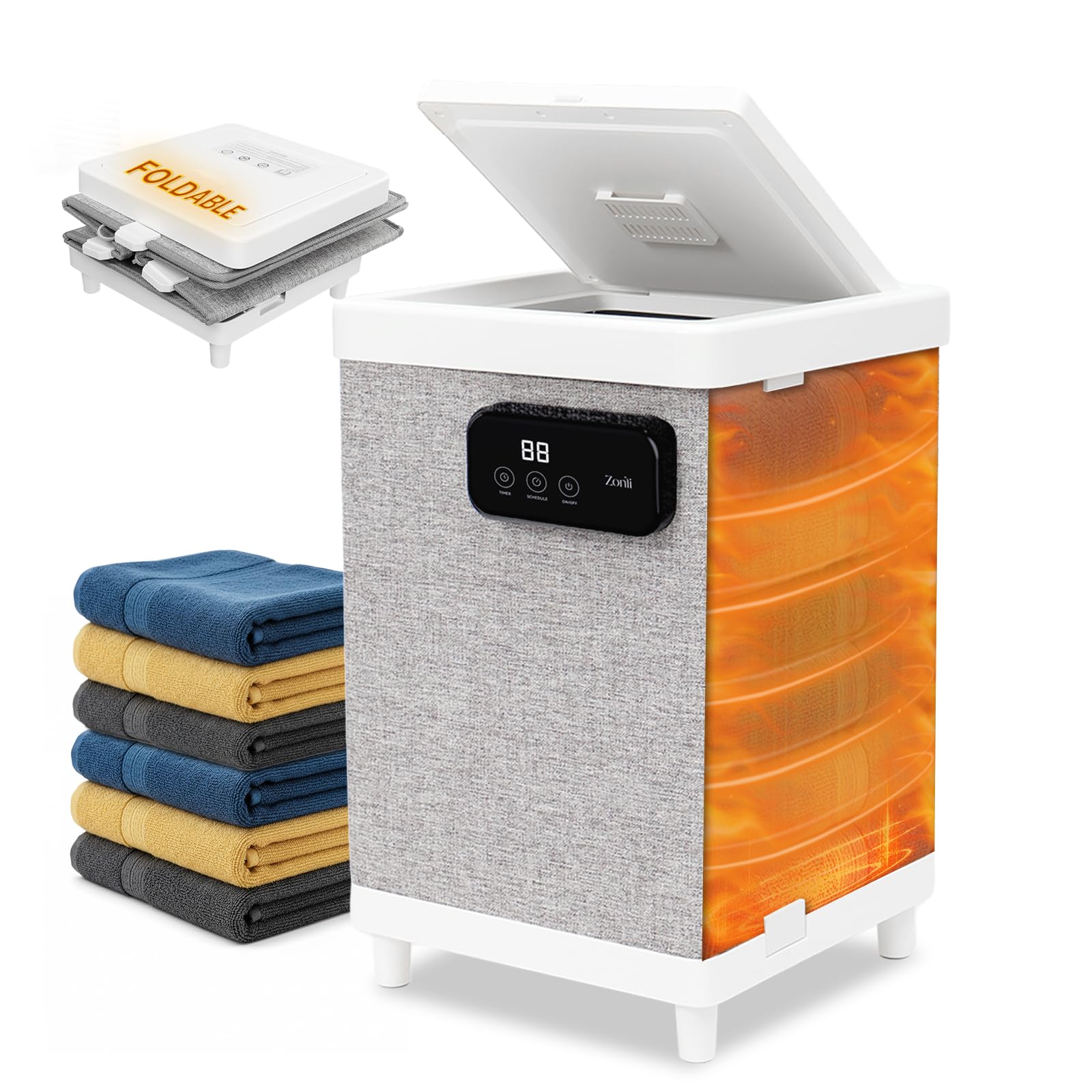 Amazon.com: ZonLi 35L Large Towel Warmers,Luxury Foldable Towel