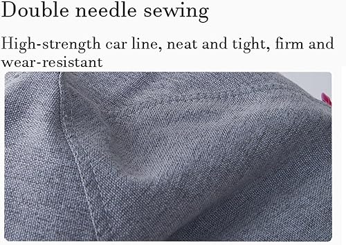 Miniatura 2 de NIBHZ Funda de hojaldre de pera sin relleno, de lino y algodón, con cojín de pera, puf, sofá perezoso, funda moldeable, verde, 27.6 x 31.5 in