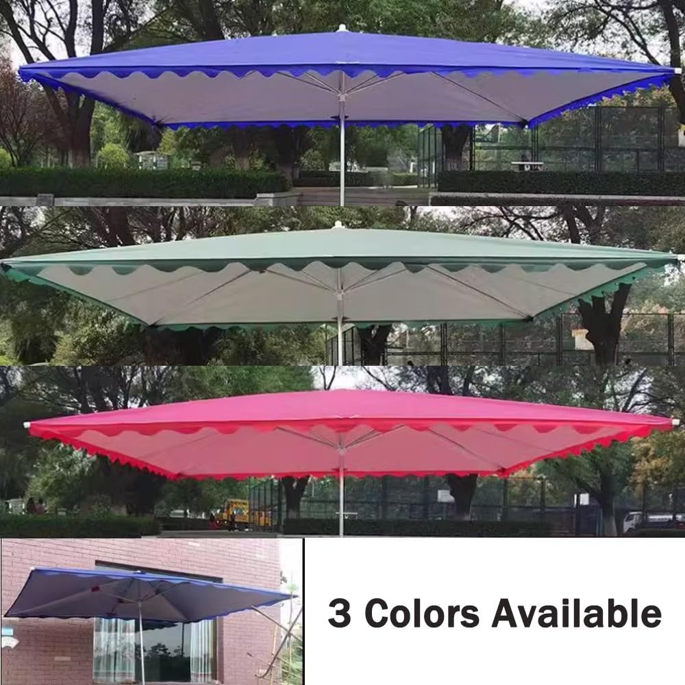 Prostokątny baldachim parasola 3 m x 2 m, zamiennik 6 żeber, pokrowiec na parasol na taras, trwały materiał parasola na balkon, taras i do ogrodu