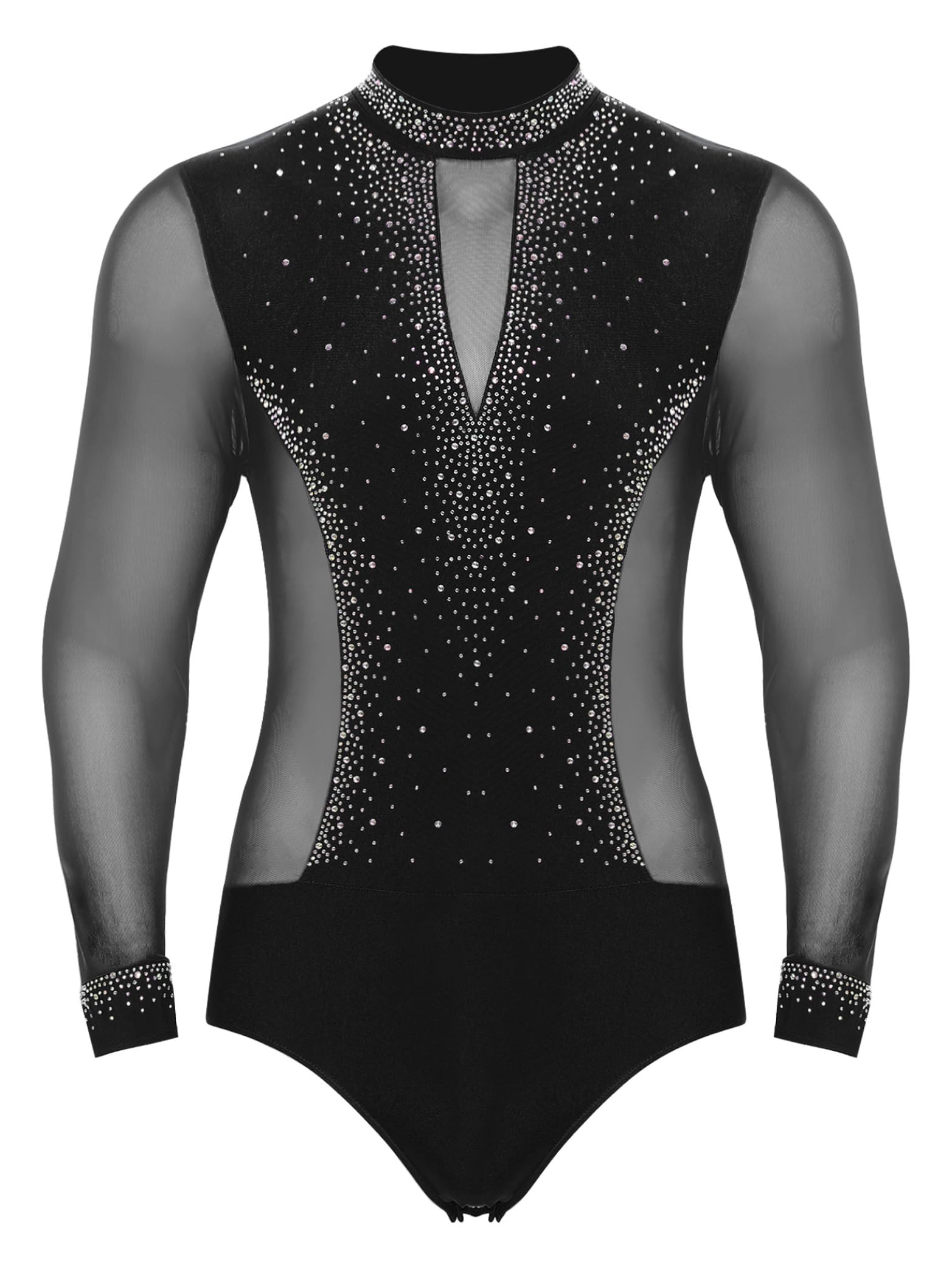 Justaucorps Danse Homme Gymnastique Body Patinage Artistique Compétition S-XXL