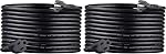Amazon Basics 20-Foot Cord d'extension - 13 Des ampères, 125V - noir