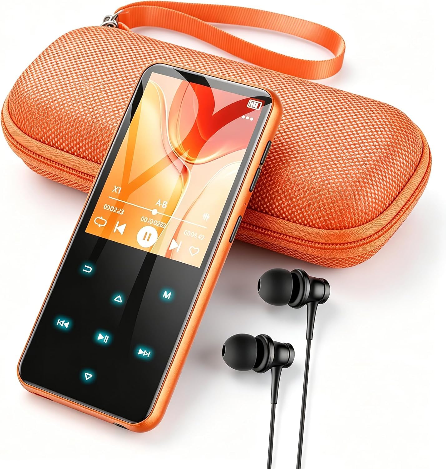 64Go MP3 Bluetooth et Etui Rigide en Matériel EVA