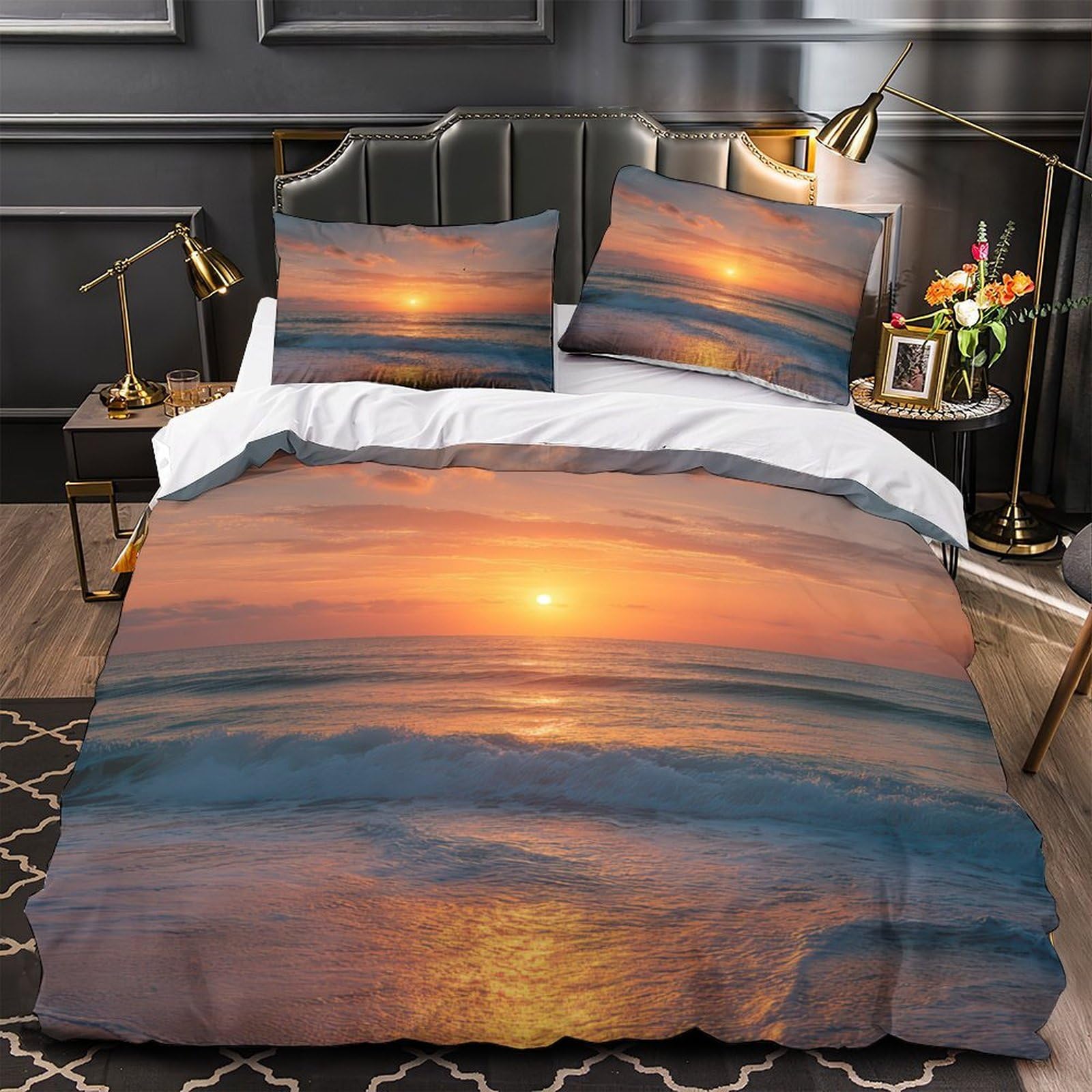 Housse de couette tournesols pour une chambre d'enfant douce et ensoleillée
