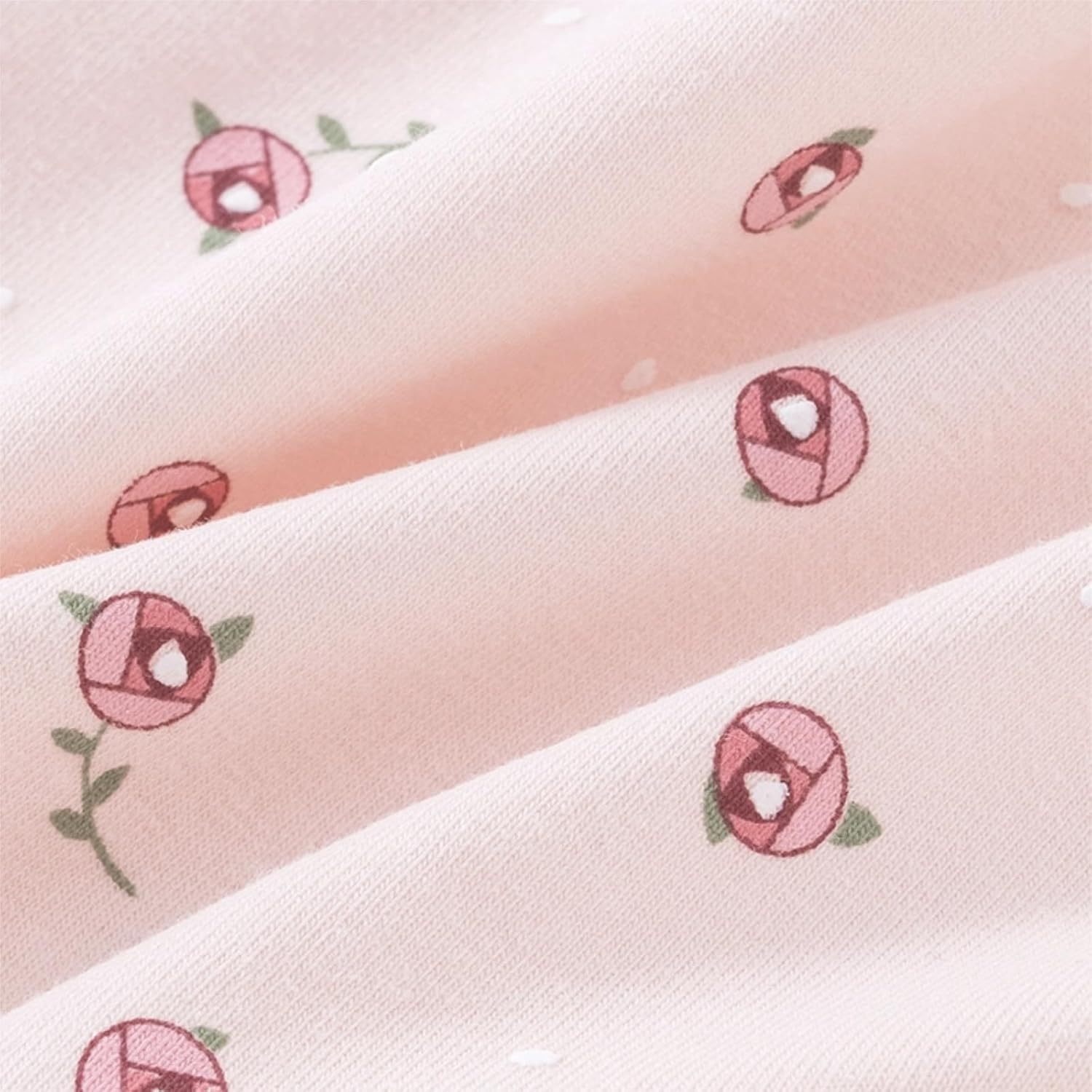 Womens Soft Cotton Cute Floral Frilly Panties 5 Pack Seamless Stretchy Sweet Flower Teens Breathable Girl's Underwear