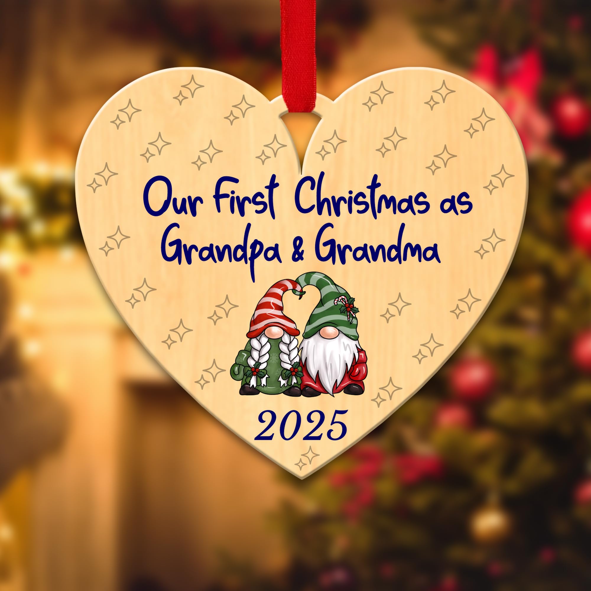 Personalised Christmas Tree Decorations Baubles for Kid's First with Custom Name | Acrylic Xmas Tree Decoration Hanging Ornaments | Personalised Bauble Gifts for Xmas Decorations