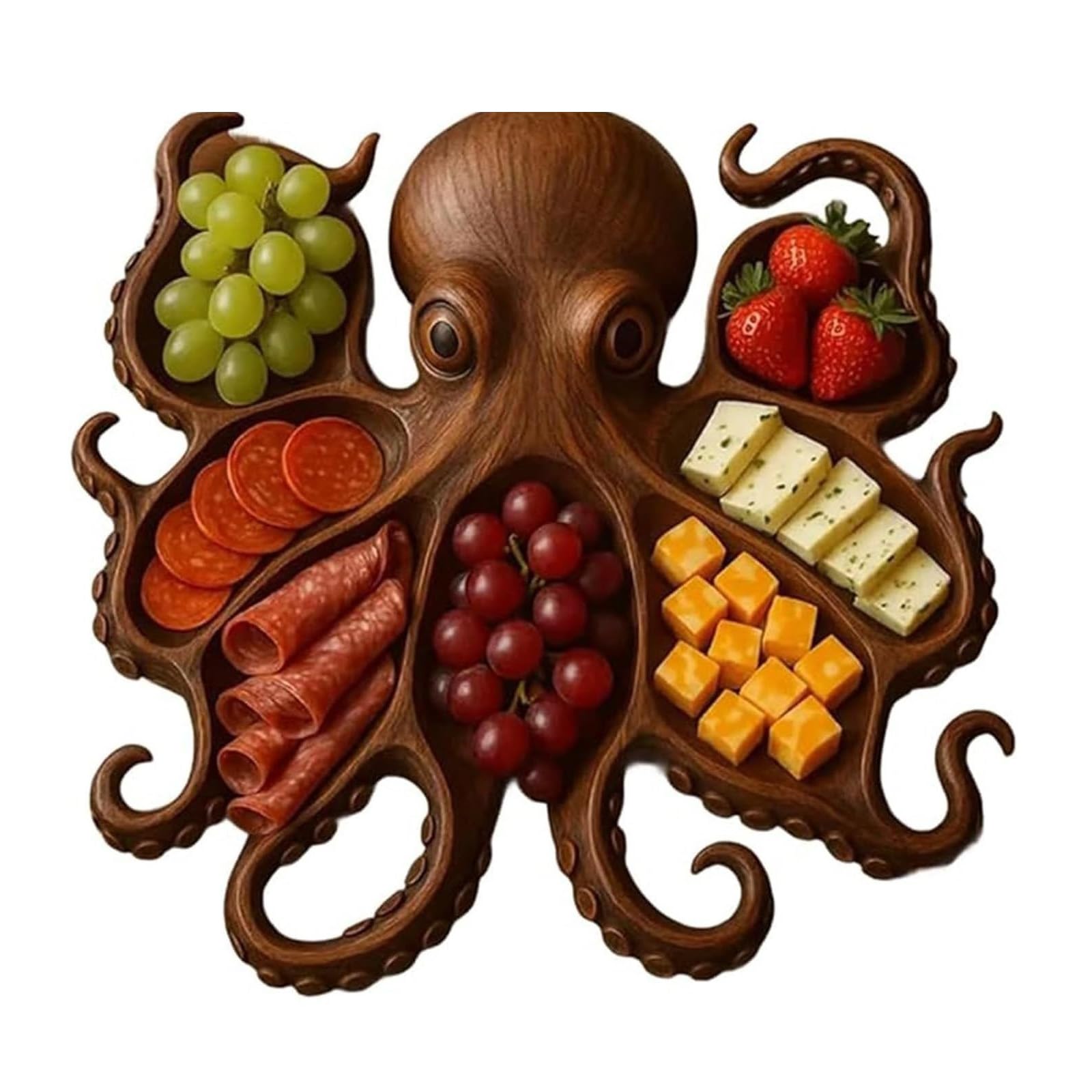 Wooden Charcuteries Board Cheese Platter for Seafood Parties Creation Serving Tray Unique Gift Wooden Charcuteries Board