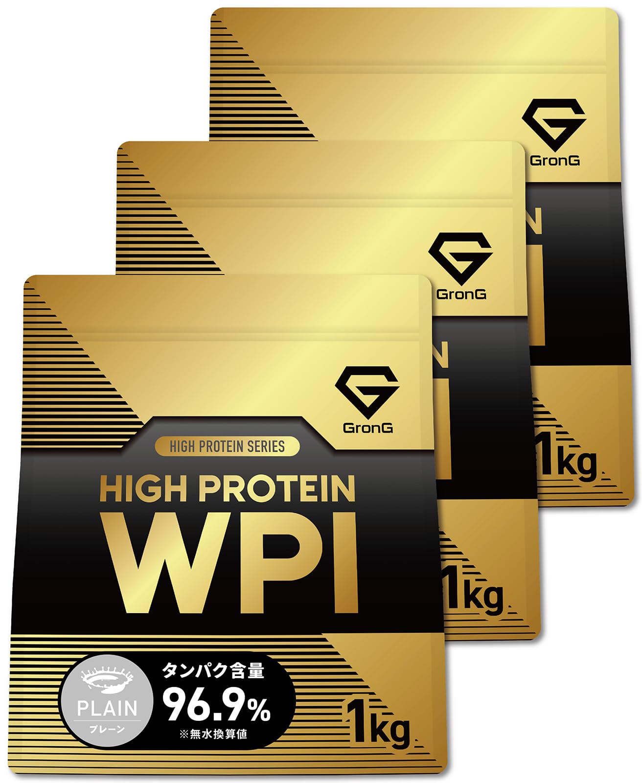 Amazon | グロング WPI プロテイン アイソレート ホエイプロテイン 3kg 