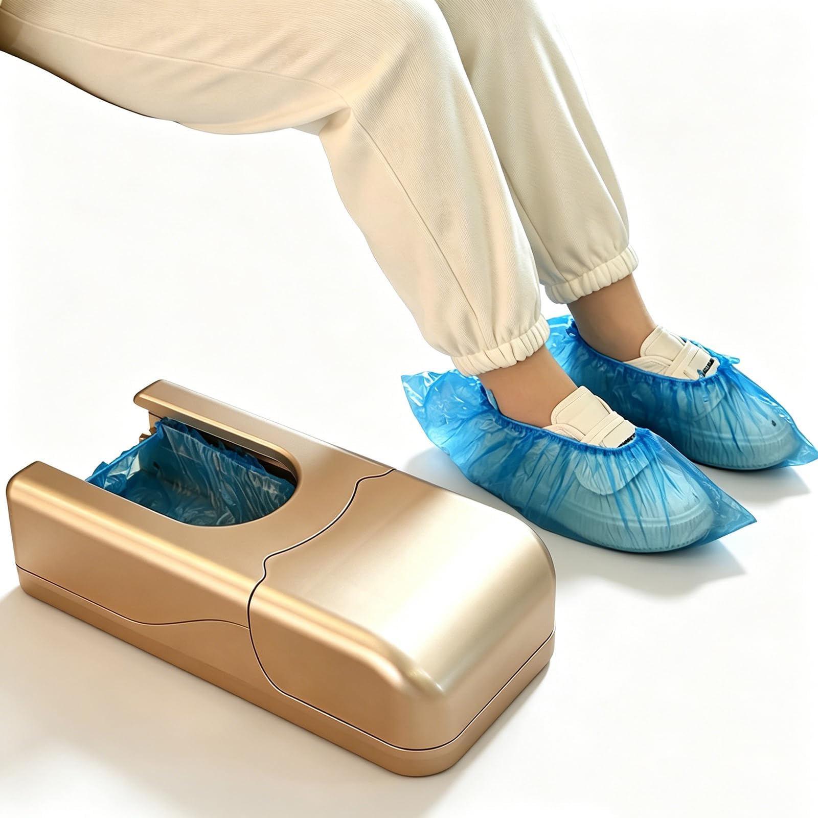 Dispensador automático de cubrezapatos con 90 cubrezapatos, para el hogar, la Oficina, la fábrica y la Sala Blanca.