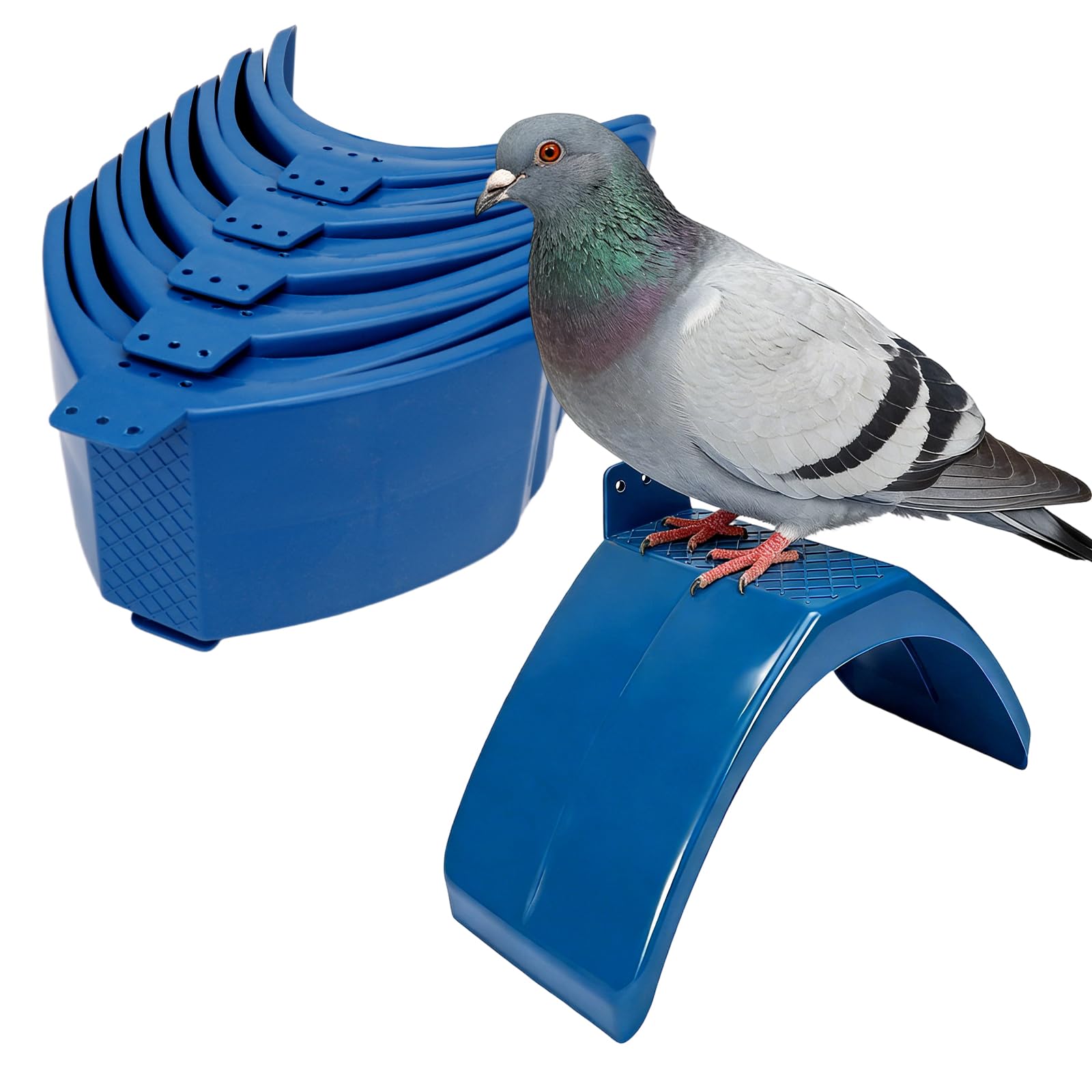 20 supporti in plastica leggera per colombe, posatoi per piccioni, gabbie per uccelli, struttura per abitazione per piccioni, pappagalli e altri uccelli