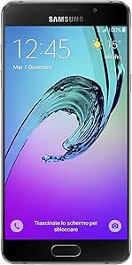 Samsung Galaxy A5 2016 Smartphone LTE, 16 GB, Nero [Versione Italiana]