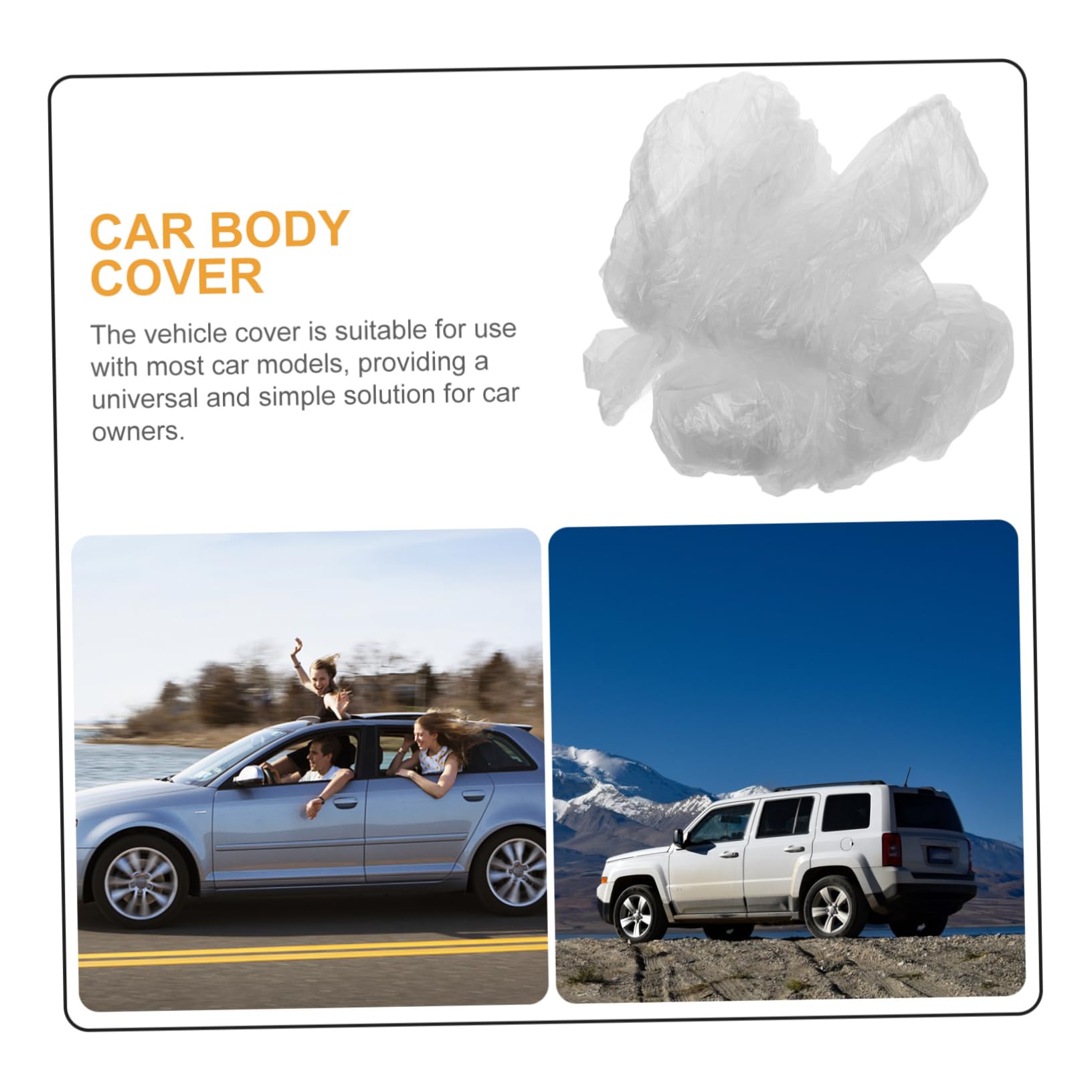 SEWOART SUV Protective Cover Auto Covers Rainproof Dustproof Car for Outdoor Automotive Use — view 8