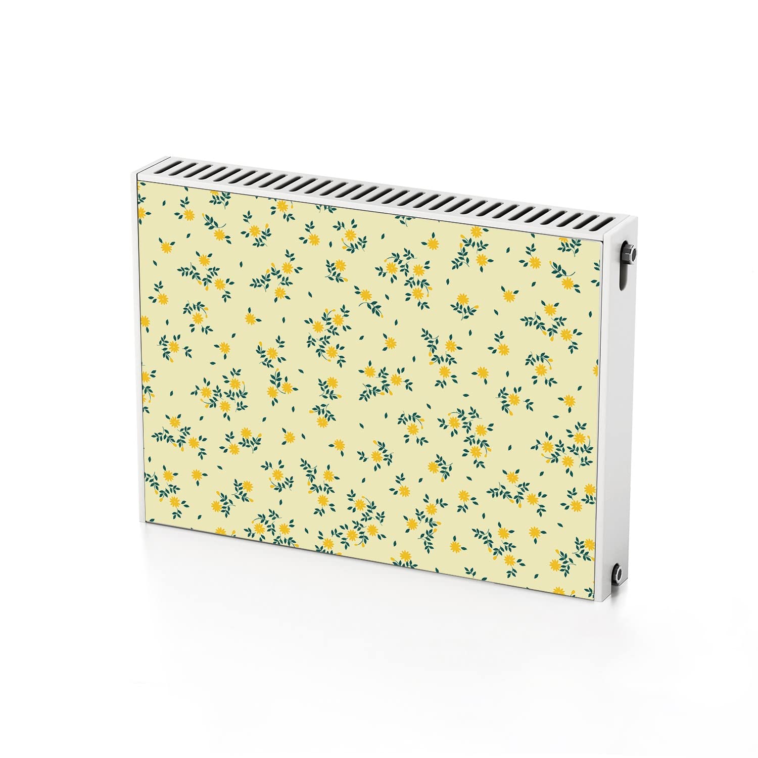 Autocollant de radiateur magnétique Fleur vintage Coloray 80x60 cm pour habillage de chauffage