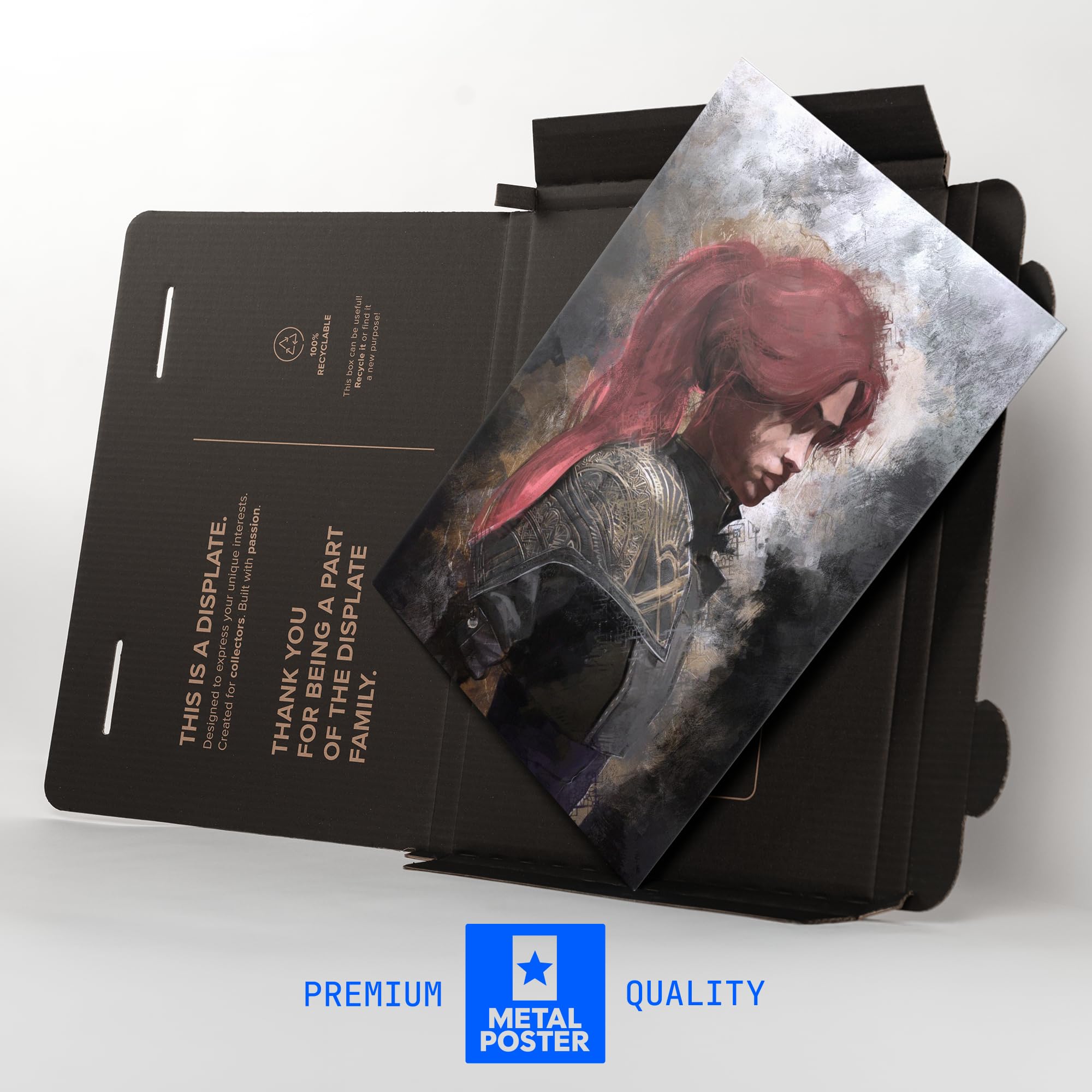 Displate Officiel Clair Obscur: Expedition 33 Poster - Maelle Concept Art - Métallique Fixation Magnétique Licence Officielle Image Affiche de Haute Qualité 45 cm x 32 cm