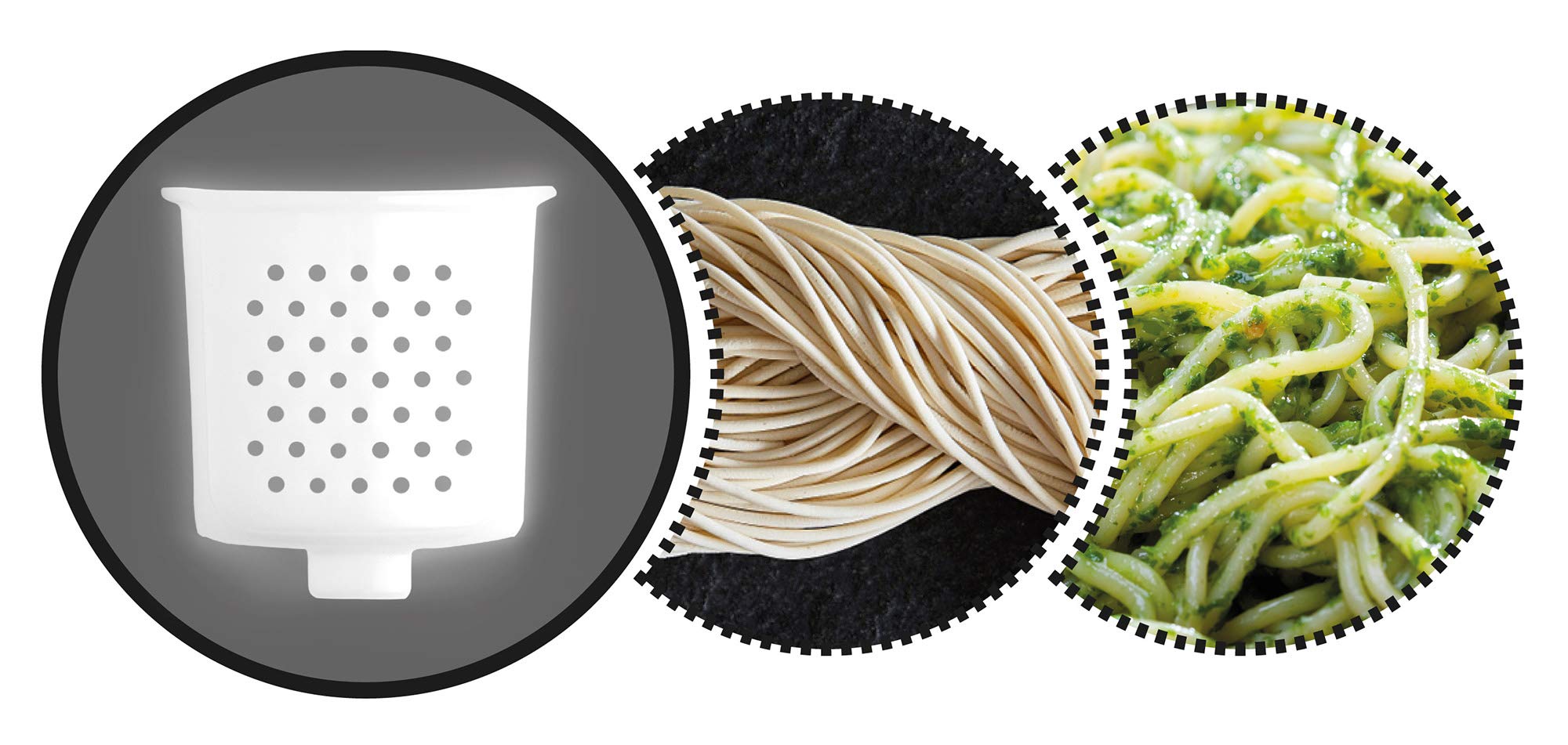 Riviera&bar PMP500-4 Programas - Máquina automática de pasta de metal para secado rápido, tornillos de acero inoxidable - Todos los tipos de pasta de casa - 39 x 35,5 x 23 cm