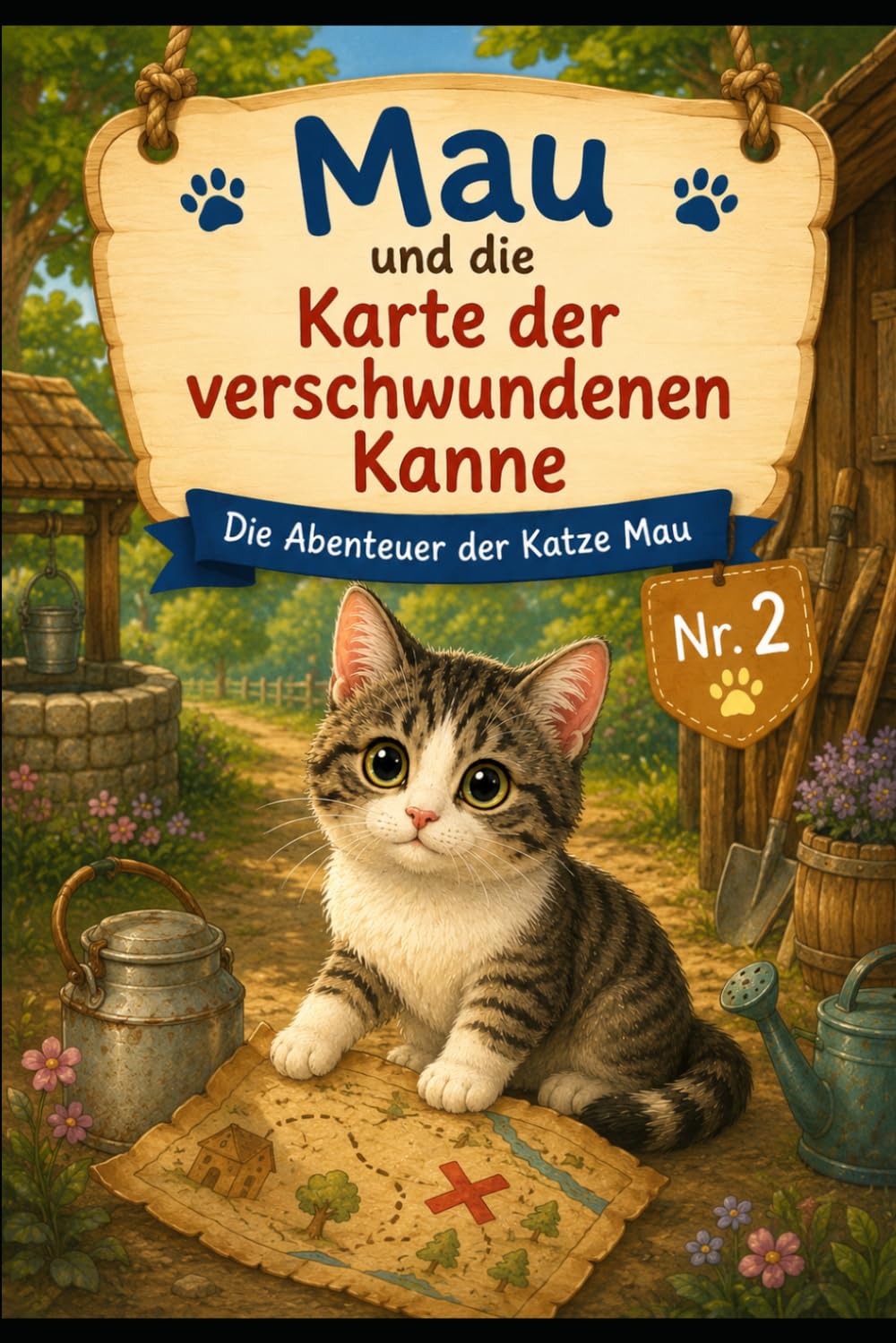 Die Karte der verschwundenen Kanne: Die Abenteuer der Katze Mau Nr. 2