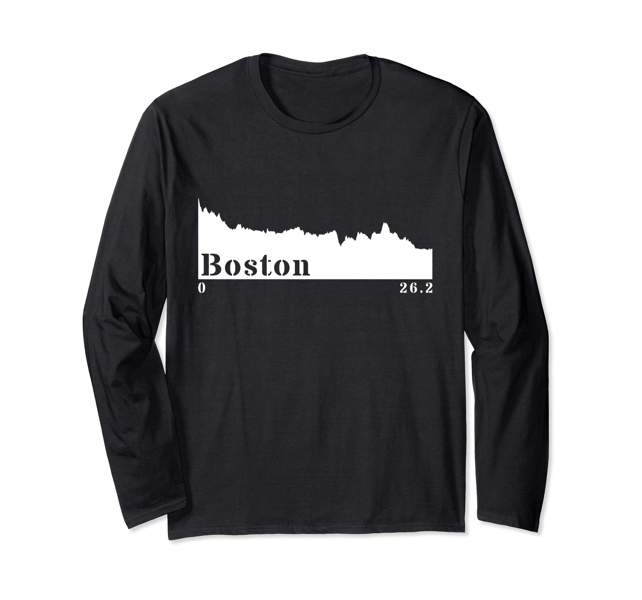 Boston Elevation Profile Running Long Sleeve T-Shirt