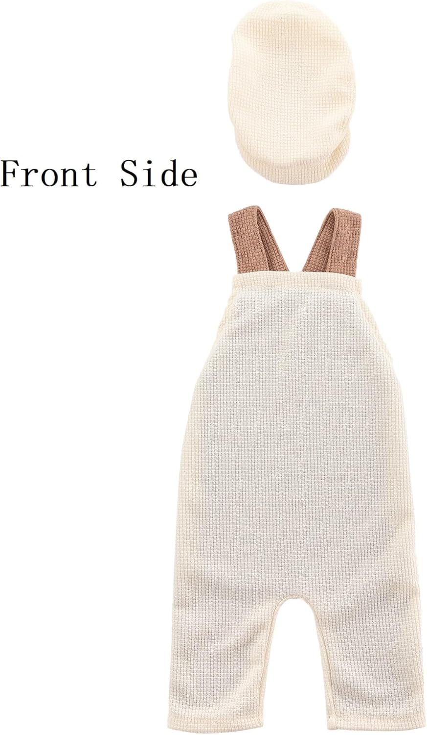 Holibeat Newborn Boy Photography Props Baby Boy Photo Shoot Outfits Infant Gentleman Romper Suits with Hat - Image 2