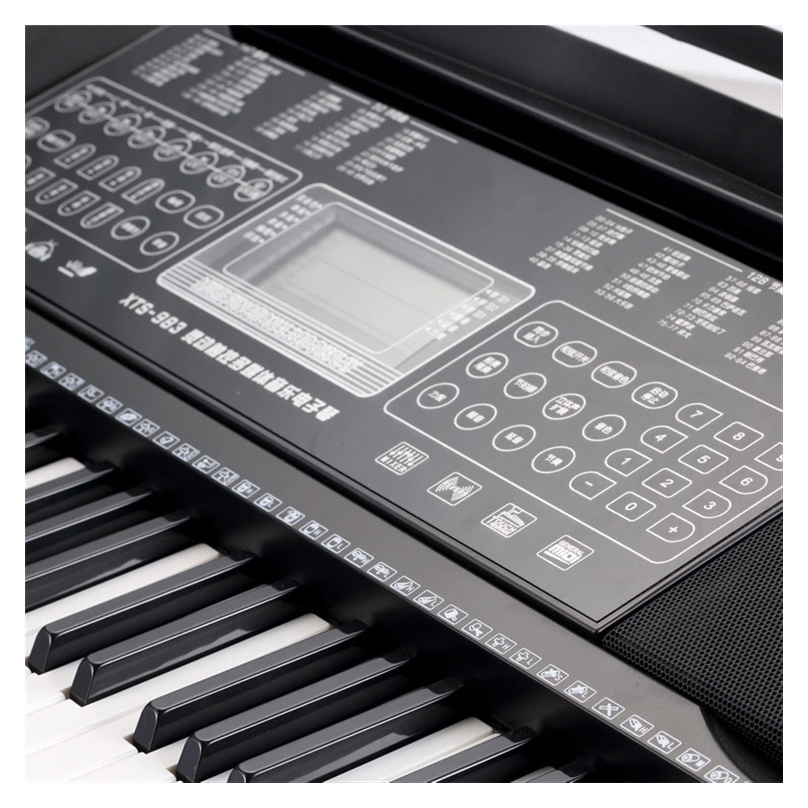 Teclado Piano 61 Key Electronic Organ Touch Key Piano Key Órgano Electrónico Órgano Electrónico