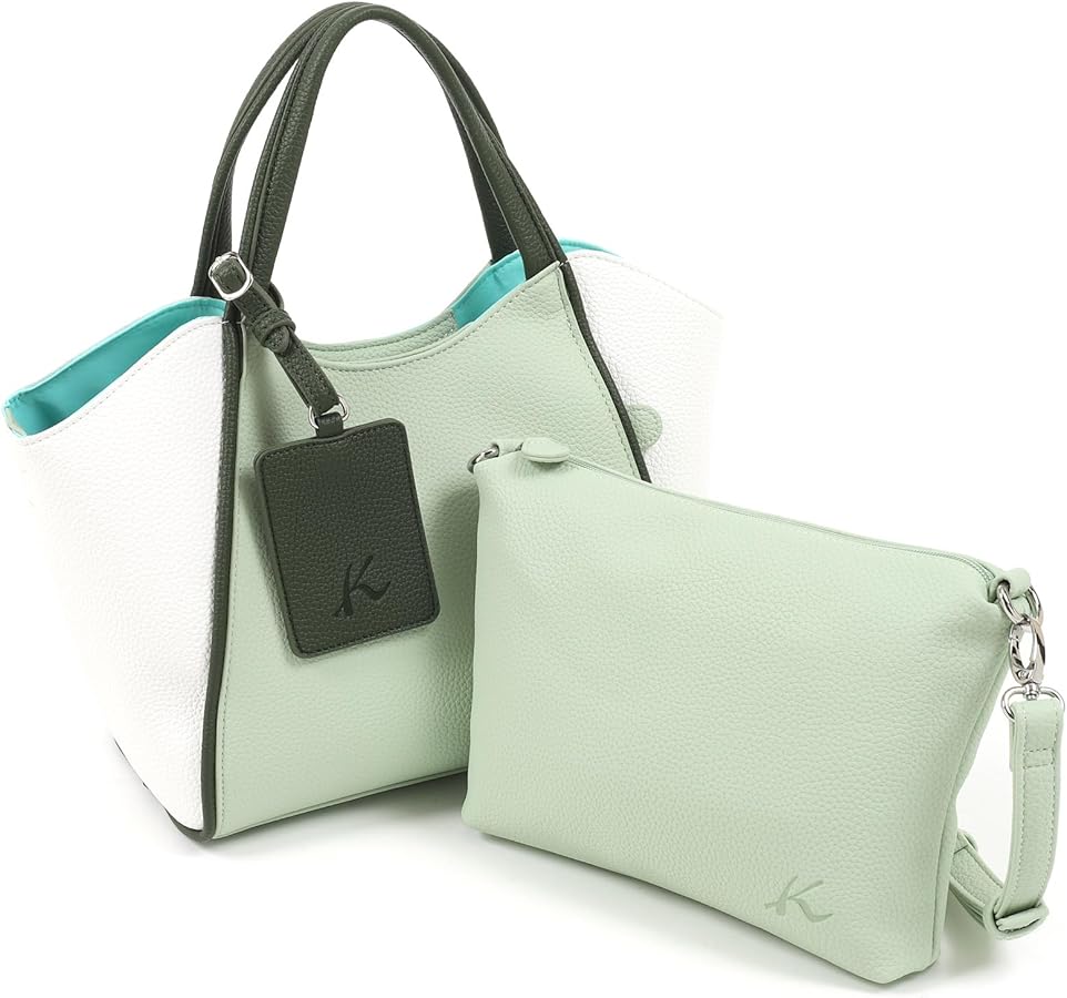 【値下げしました】キタムラ ショルダーバッグとパスケース付き ハンドバック Amazon | Z-0556-36901 MIT／WHT | Kitamura(キタムラ