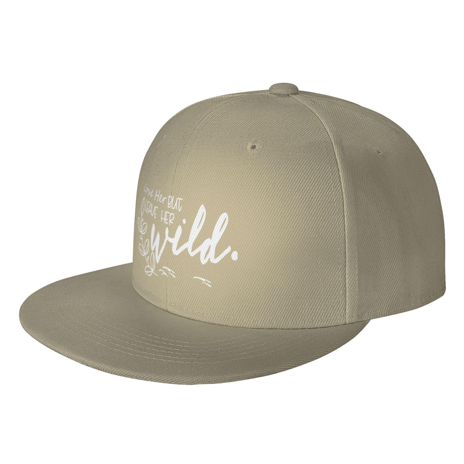 Love Her But Leave Her Wild  Plain Baseball Cap Adjustable Dad Hats - Comfort for Outdoor Activities Natural