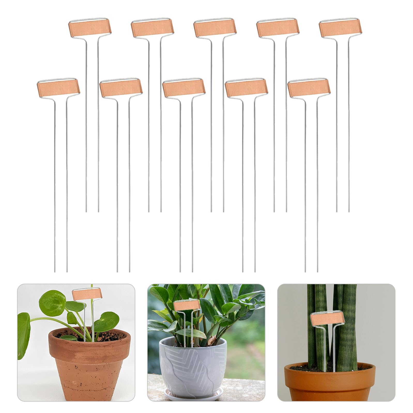25 Stück Gemüsegartenmarkierungen Gartenmarkierungen für Pflanzen Etiketten für Gartenpflanzen Pflanzenidentifikationsetiketten Metall -Boden -Tag Silver