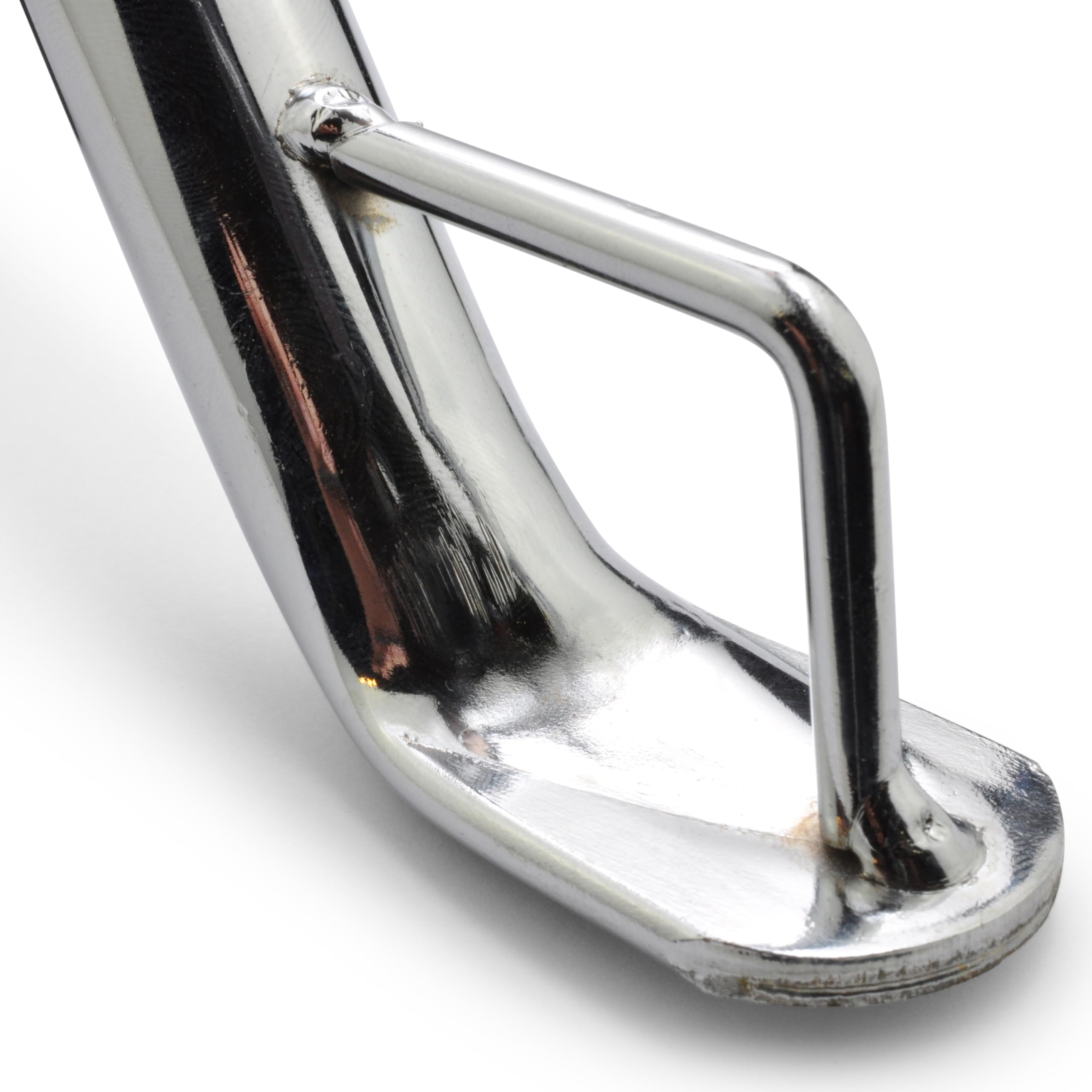 Easyboost Béquille latérale chromée pour MBK Booster et Yamaha Bw's (avant et après 2004)