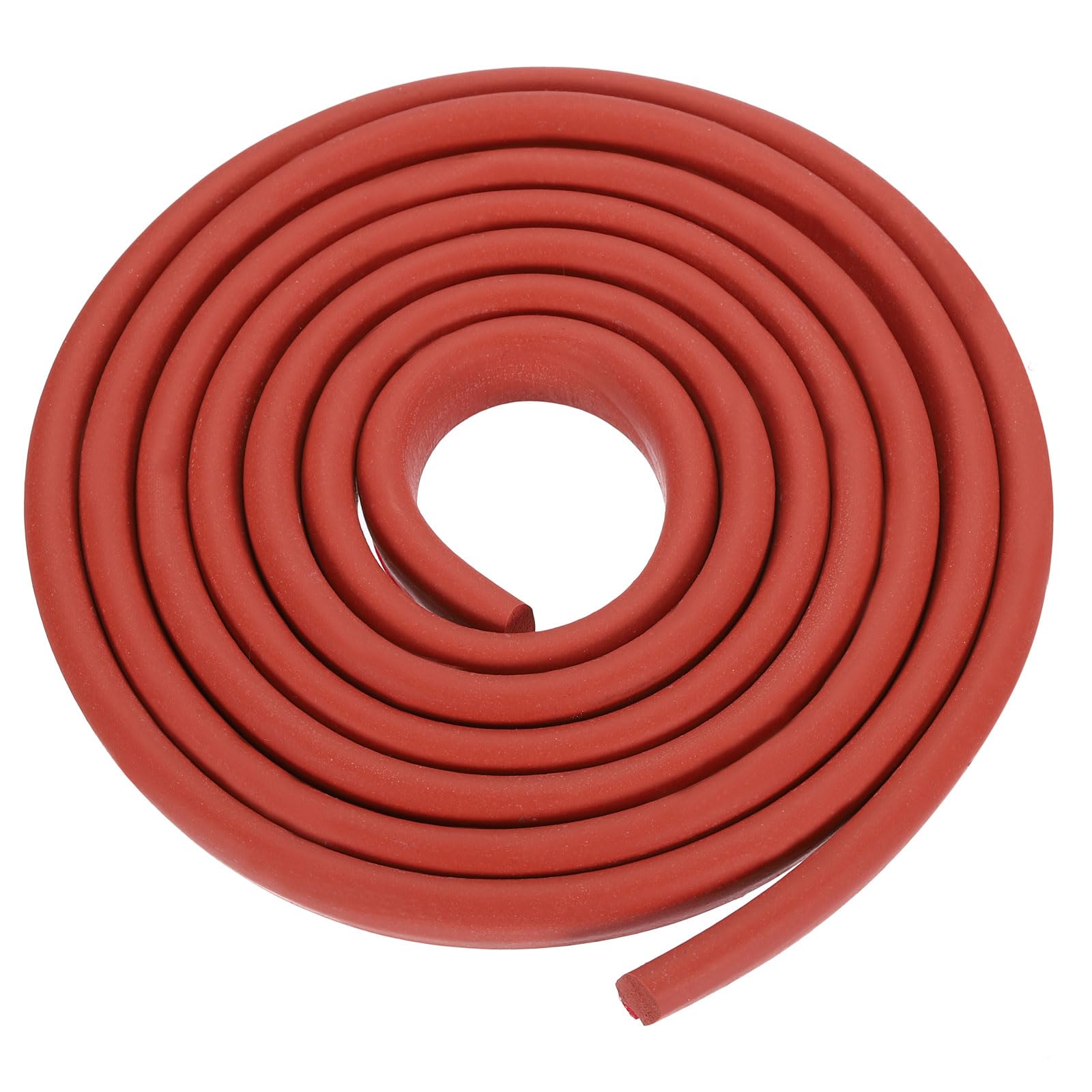 sourcing map 2 Meters Foam Backer Rod, 7 x 12mm D-Shaped Solid Joint Filler, Foam Seal Strip for Caulk Saver, Rope Caulk Cement Crack Filler, Red