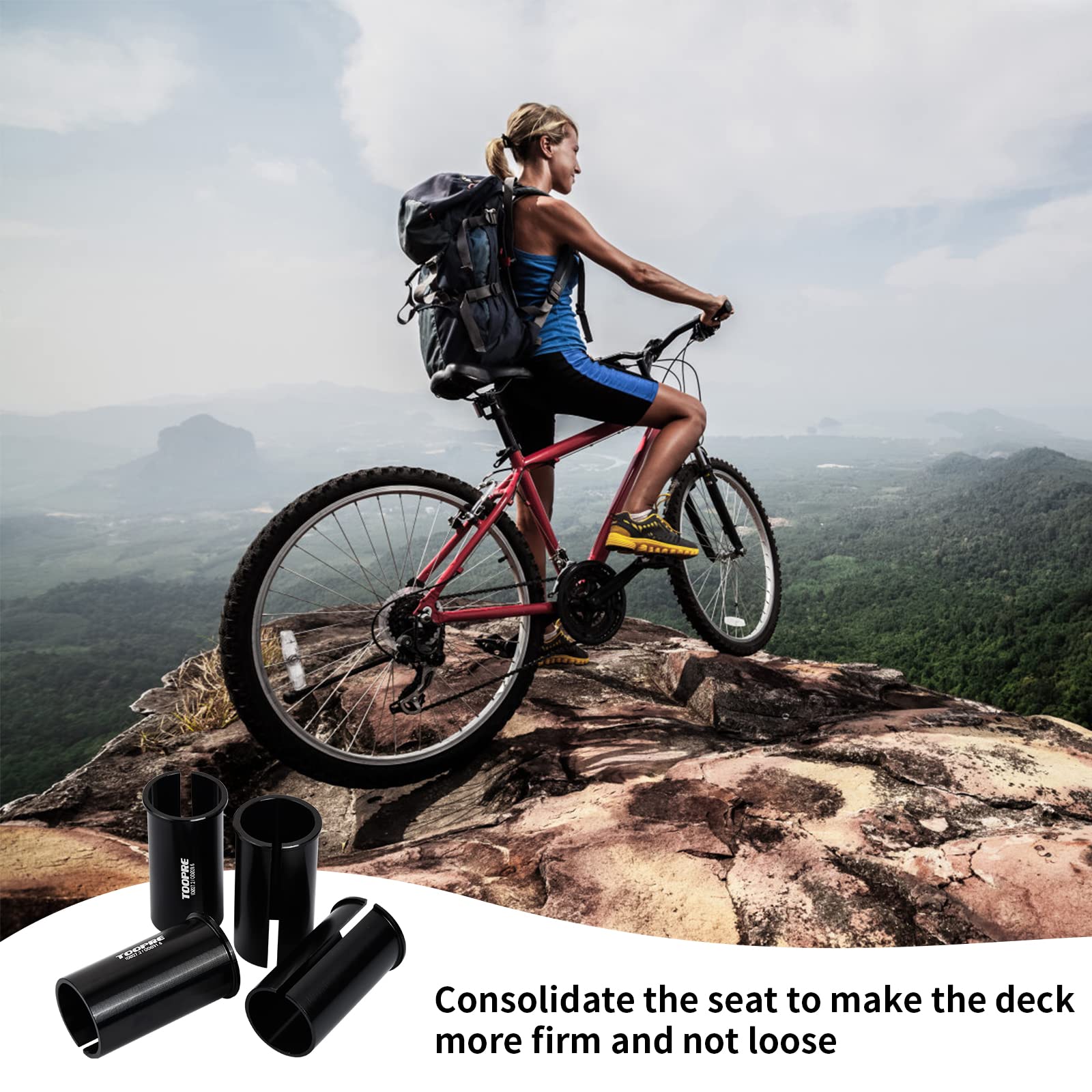 Adattatore Reggisella Bici - Da 27.2mm A 30.8mm, In Lega Alluminio, Per MTB E Strada