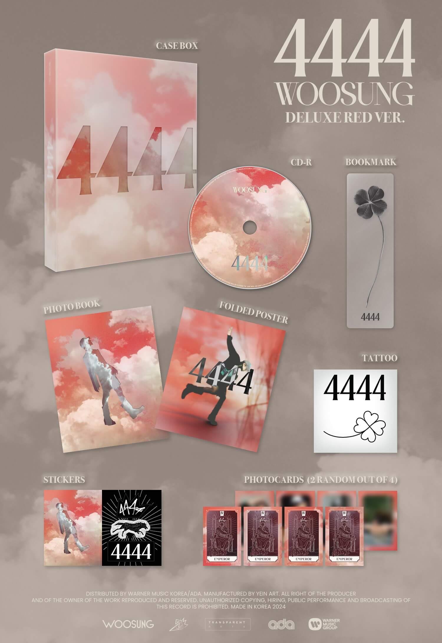 The Rose Album - WRLD B Ver. (Deluxe) + Pre-Order Benefits + Cadeaux Exclusifs BolsVos K-POP