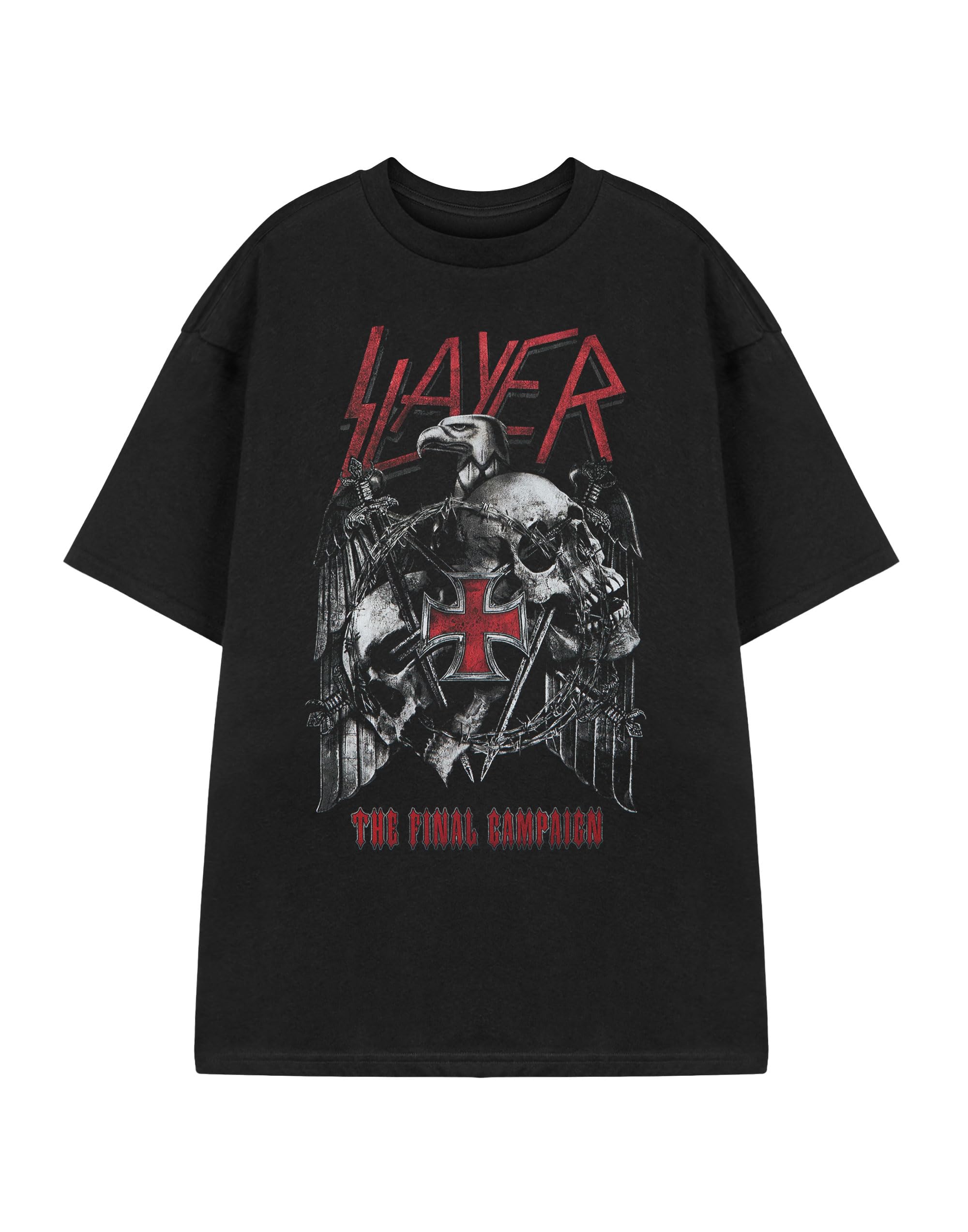 Vanilla Underground Men's Black Slayer Eagle Short Sleeved T-Shirt - XX-Large