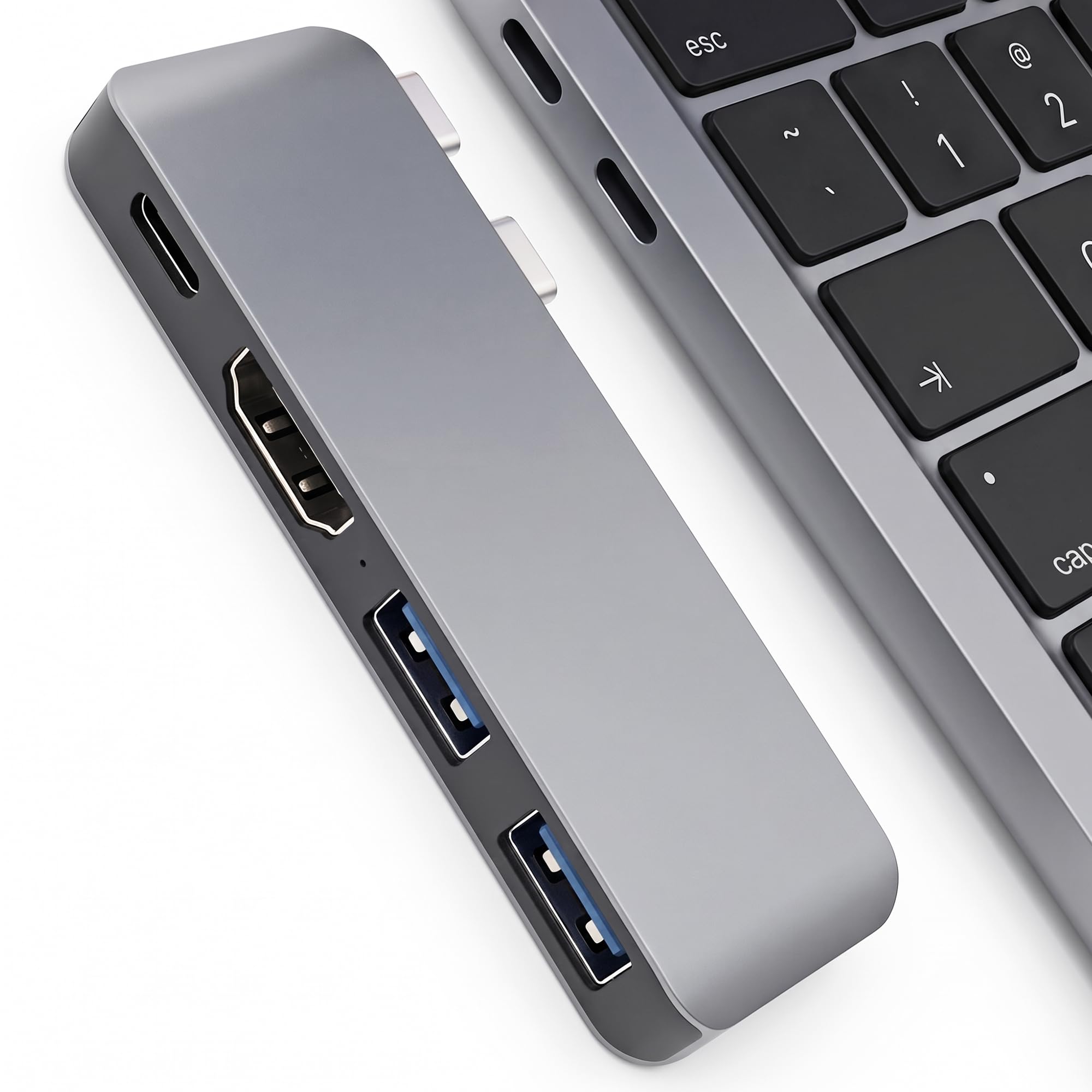USB C Hub Adapter Dongle for Apple MacBook Neo/Pro/Air