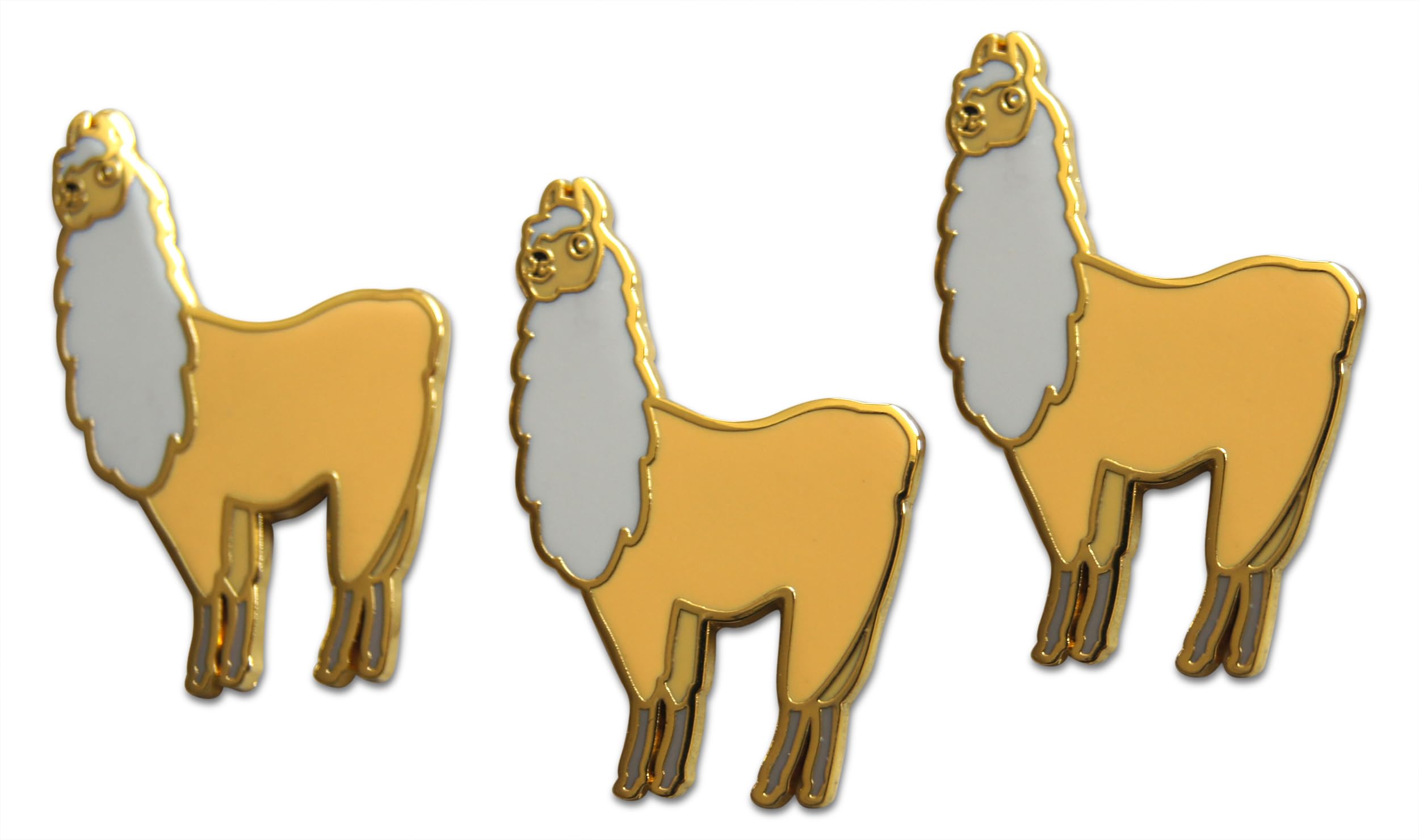 Novel Merk Land & Sea Animal - Penguin, Llama, & Other Wildlife Lapel Pin, Hat Pin & Tie Tack Set - with Clutch Back