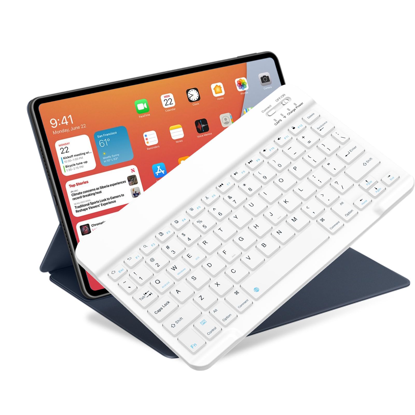 Amazon.com: Bluetooth Keyboard for iPad 10th Generation, iPad Pro