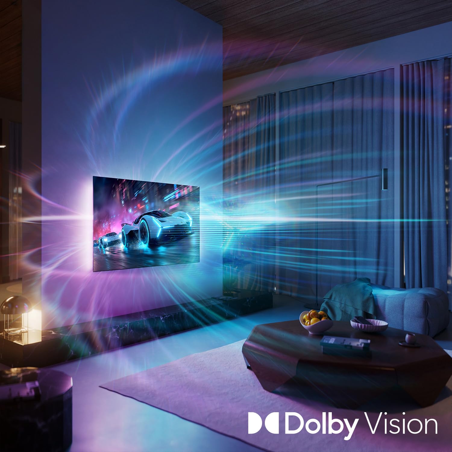 PHILIPS Ambilight TV 55OLED811/12 55 Zoll 4K OLED Smart TV | P5-AI Perfect Picture Engine, Ultra HD, Google TV, Dolby Vision und Atmos Sound