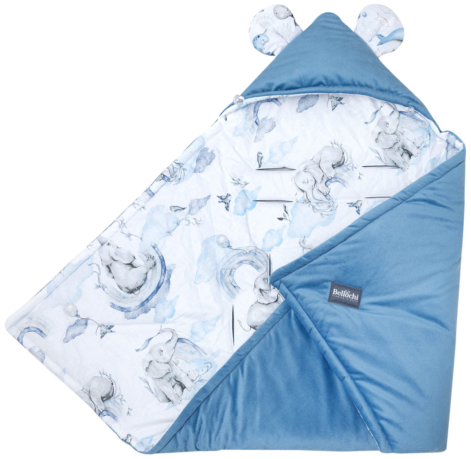 Couverture Siège Auto Bébé 0-12 Mois Bellochi - Universelle Velcro Coton Velours - Confort Toute Saison