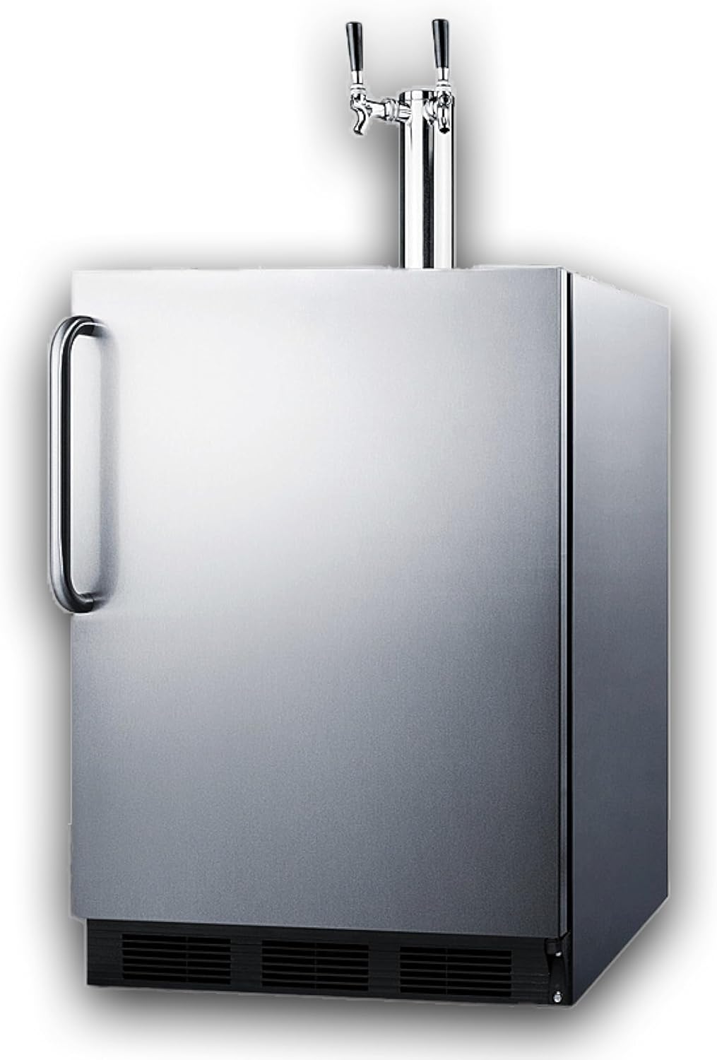 Summit 24" Undercounter Built-In Kegerator, Dual Tap Kit, ADA-Compliant, Stainless Steel - SBC58BLBICSSADA