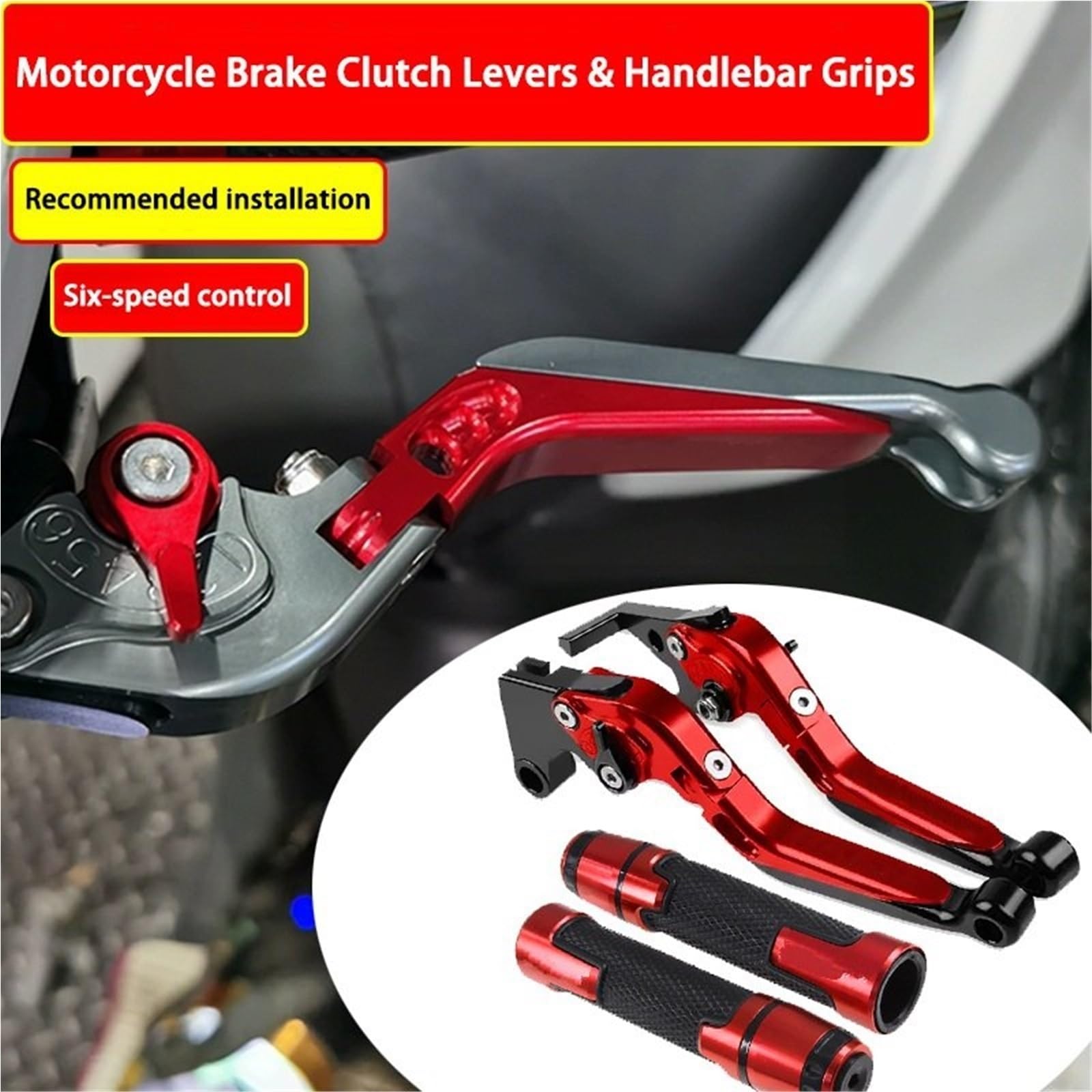 Zestaw linki sprzęgła motocykl Pasuje do YZF-R62005 2006 2007 2008 2009 2010 2011 2012 2013 2014 2015 motocyklowe dźwignie sprzęgła i uchwyty kierownicy(10)