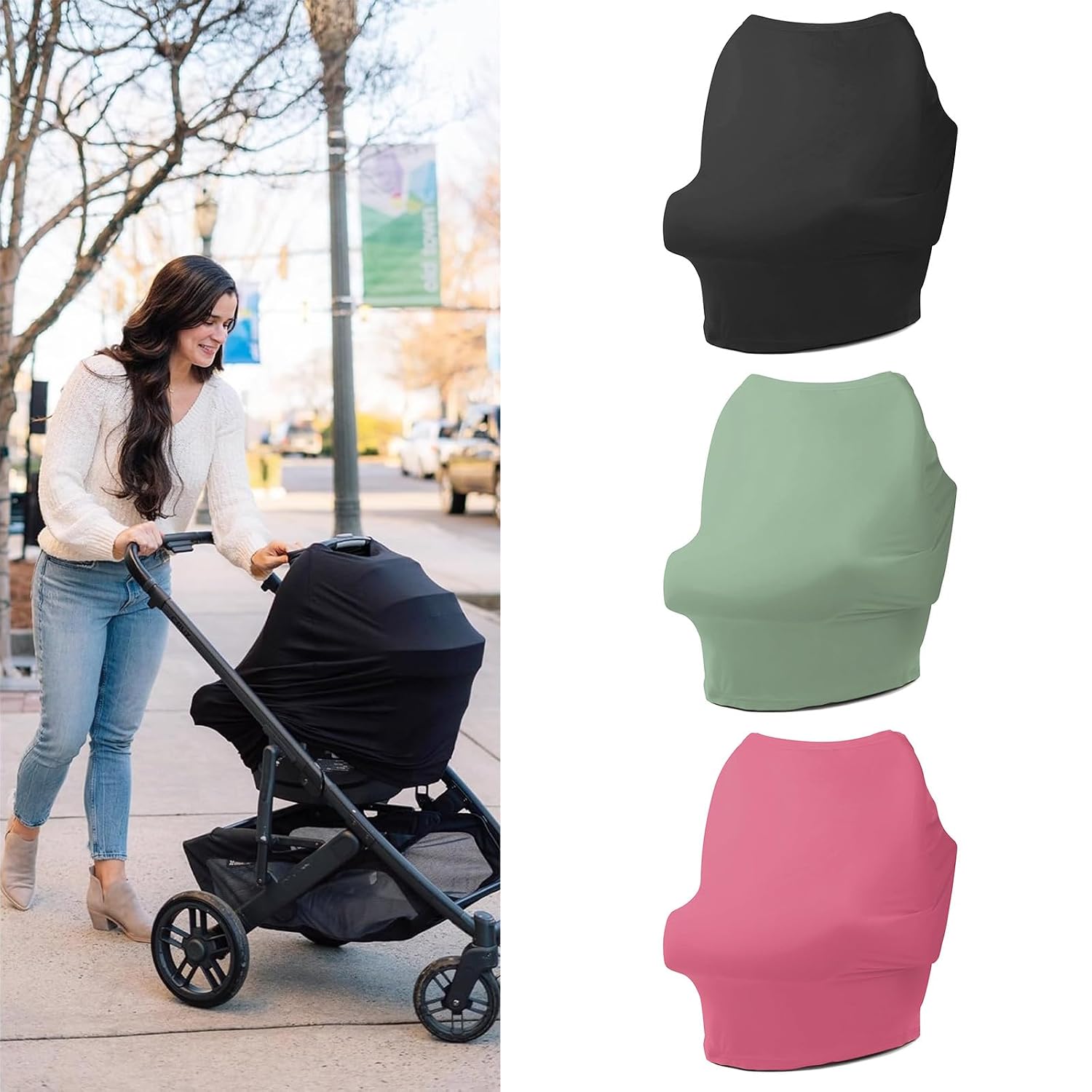 Baby Cart Sleeve Breathable Infants Strollers Multifunctional Protective Case for Dinning Chair/Shopping Cart