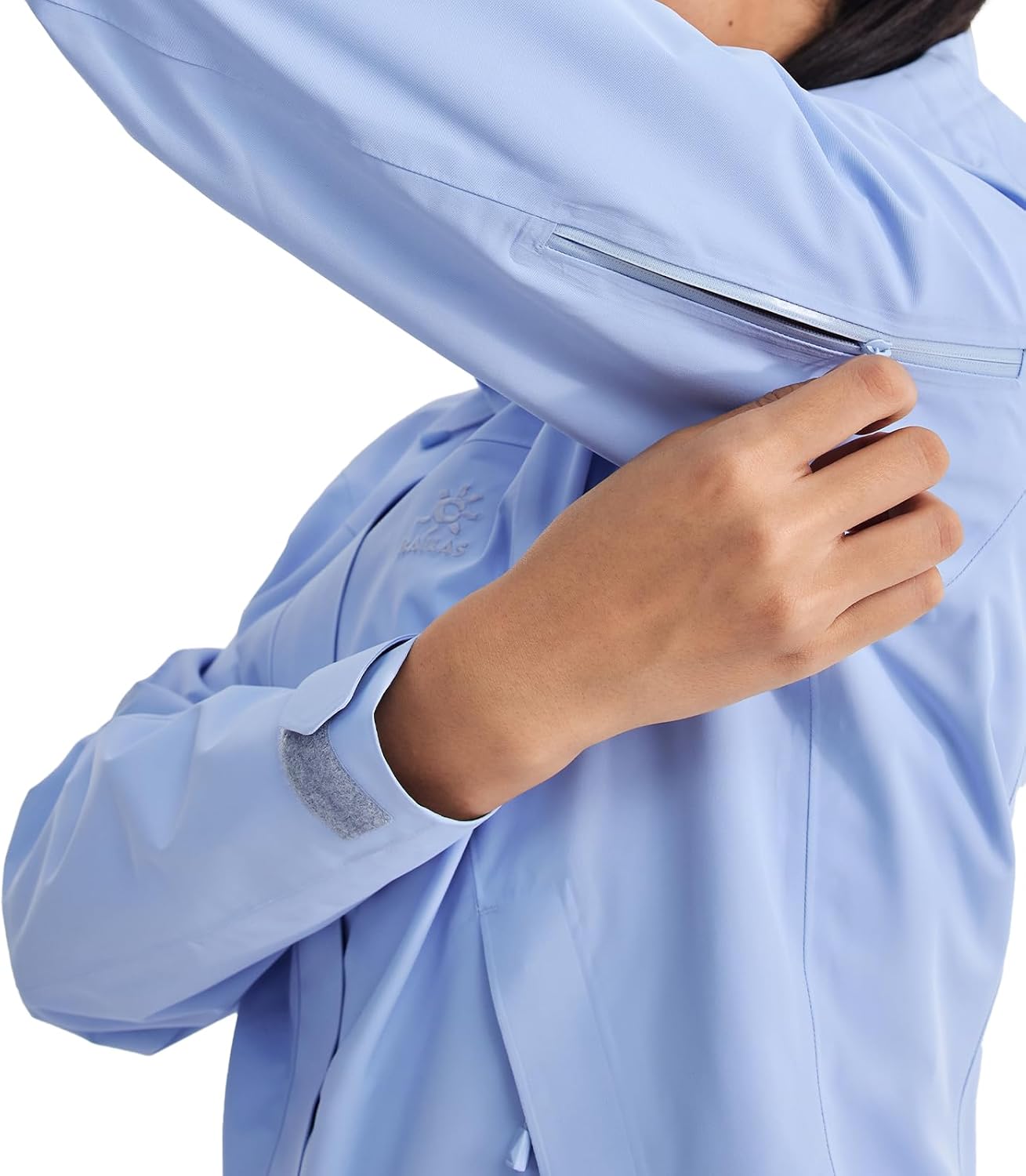 KAILAS Women's Raincoat Outdoor Hardshell Jacket Packable Lightweight Waterproof Hooded Jacket Hiking Travel