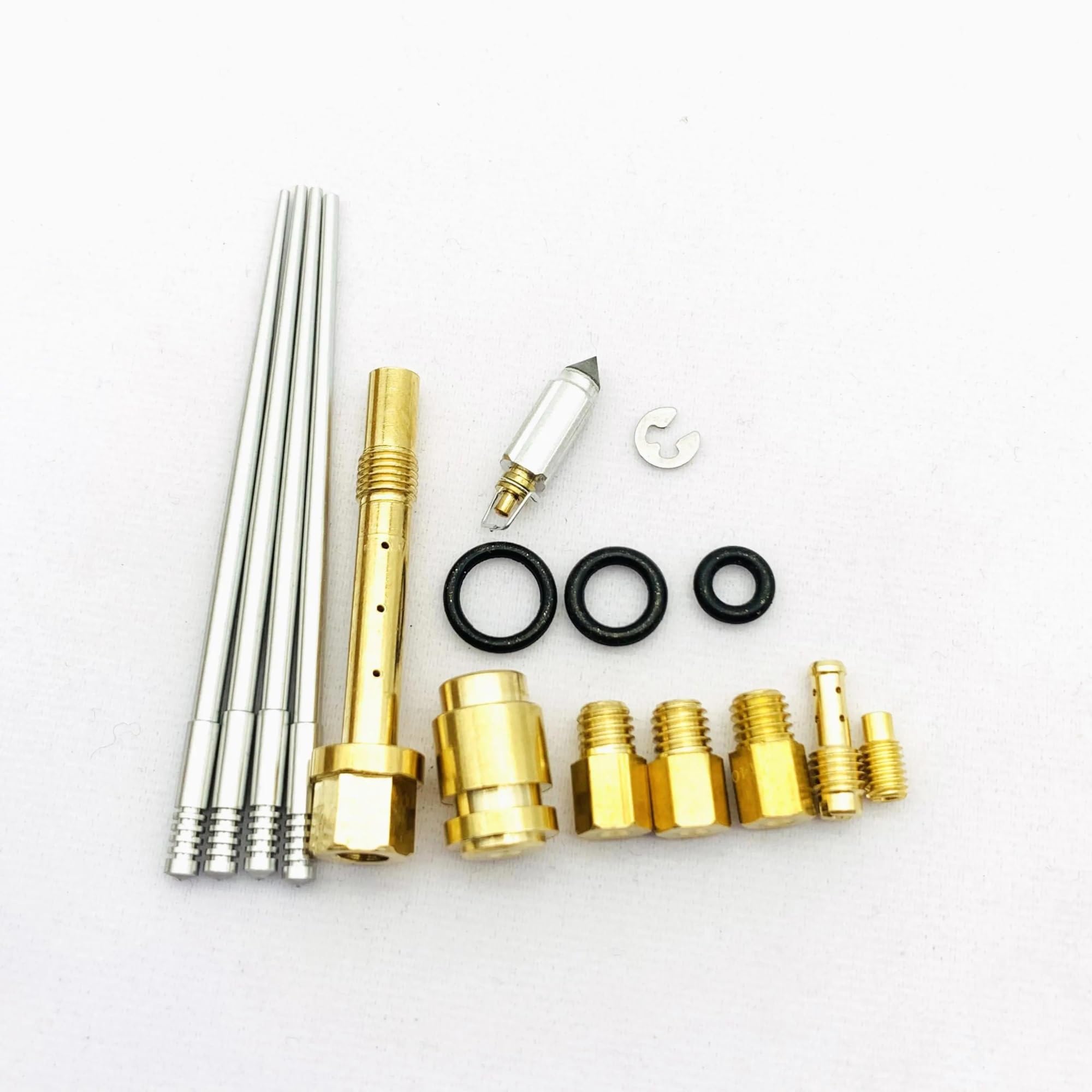 Carburateur réglage Kit De Réparation De Carburateur pour Suzuki RGV250 Gamma VJ21 1988-1991 VJ22 1991-1996, Pièces De Siège D'aiguille Outil D'Étanchéité(Ensemble 4)