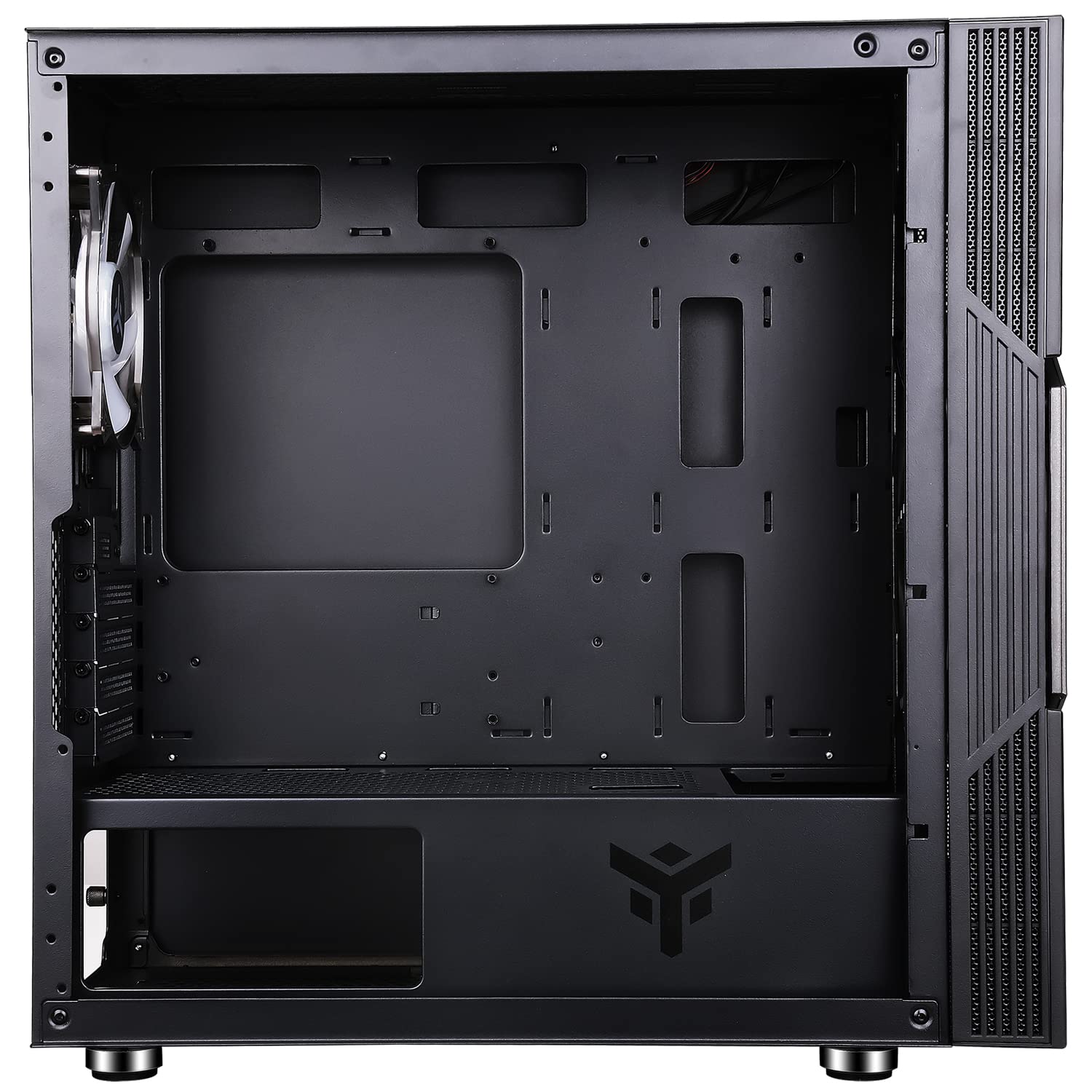 Itek Case VORTEX Gaming Mini Tower, mATX, 20 cm e 12 cm ARGB Fan, 2xUSB3, Pannello Laterale in Vetro Temperato