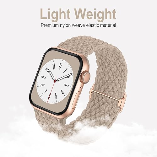 Miniatura 2 de Solo Loop - Correa trenzada compatible con Apple Watch de 165 pulgadas 173 pulgadas 173 pulgadas 173 pulgadas para mujeres y hombres correas