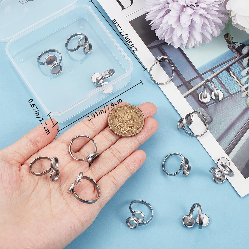 UNICRAFTALE 10 Set 18 Karat Vergoldete Ringrohlinge Produktbild-Vorschau 13